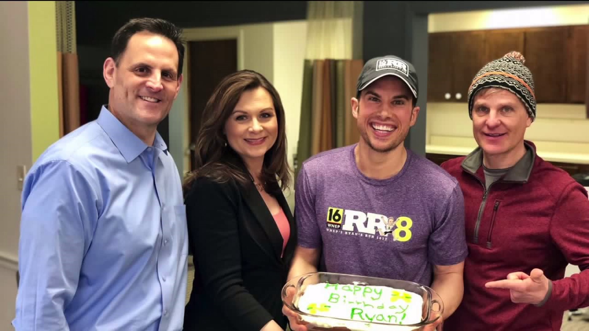 Birthday Surprise for Ryan Leckey at Allied Services During Physical Therapy