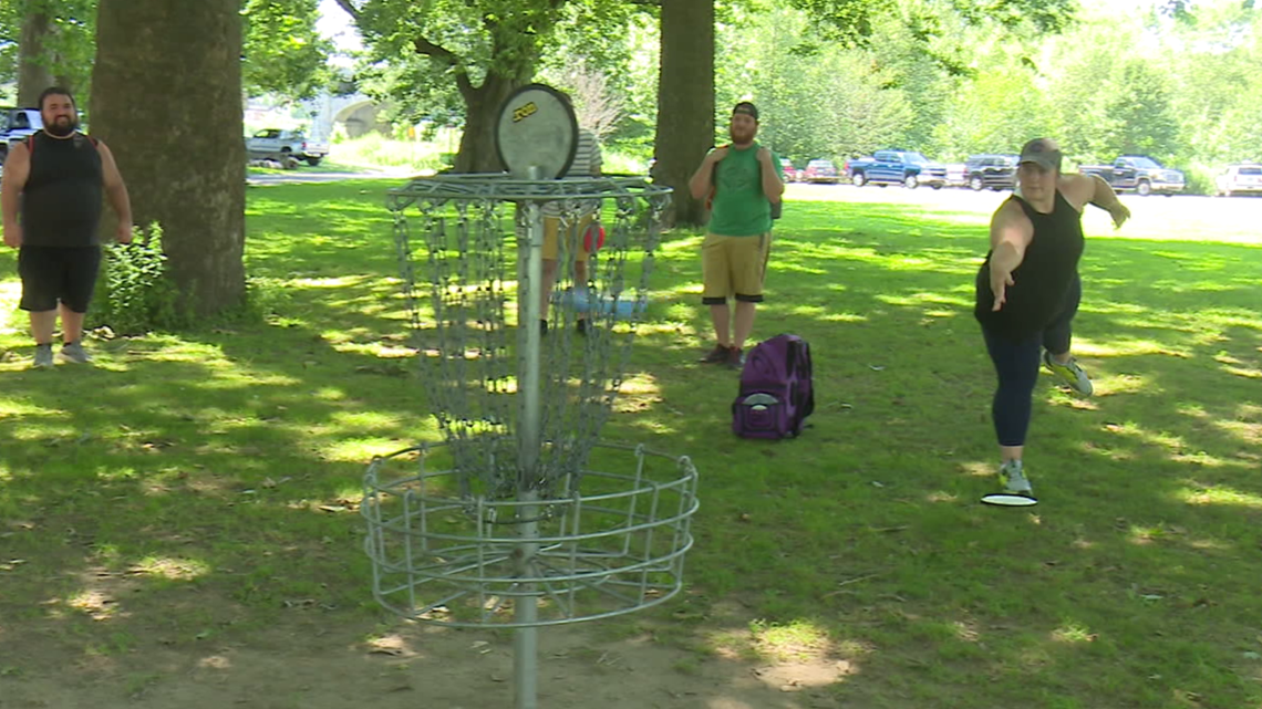Disc golf in WilkesBarre