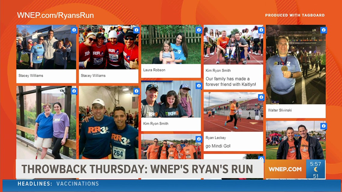 Calling all runners! WNEP's Ryan's Run 12 now accepting applications for this fall's charity team to run the TCS New York City Marathon