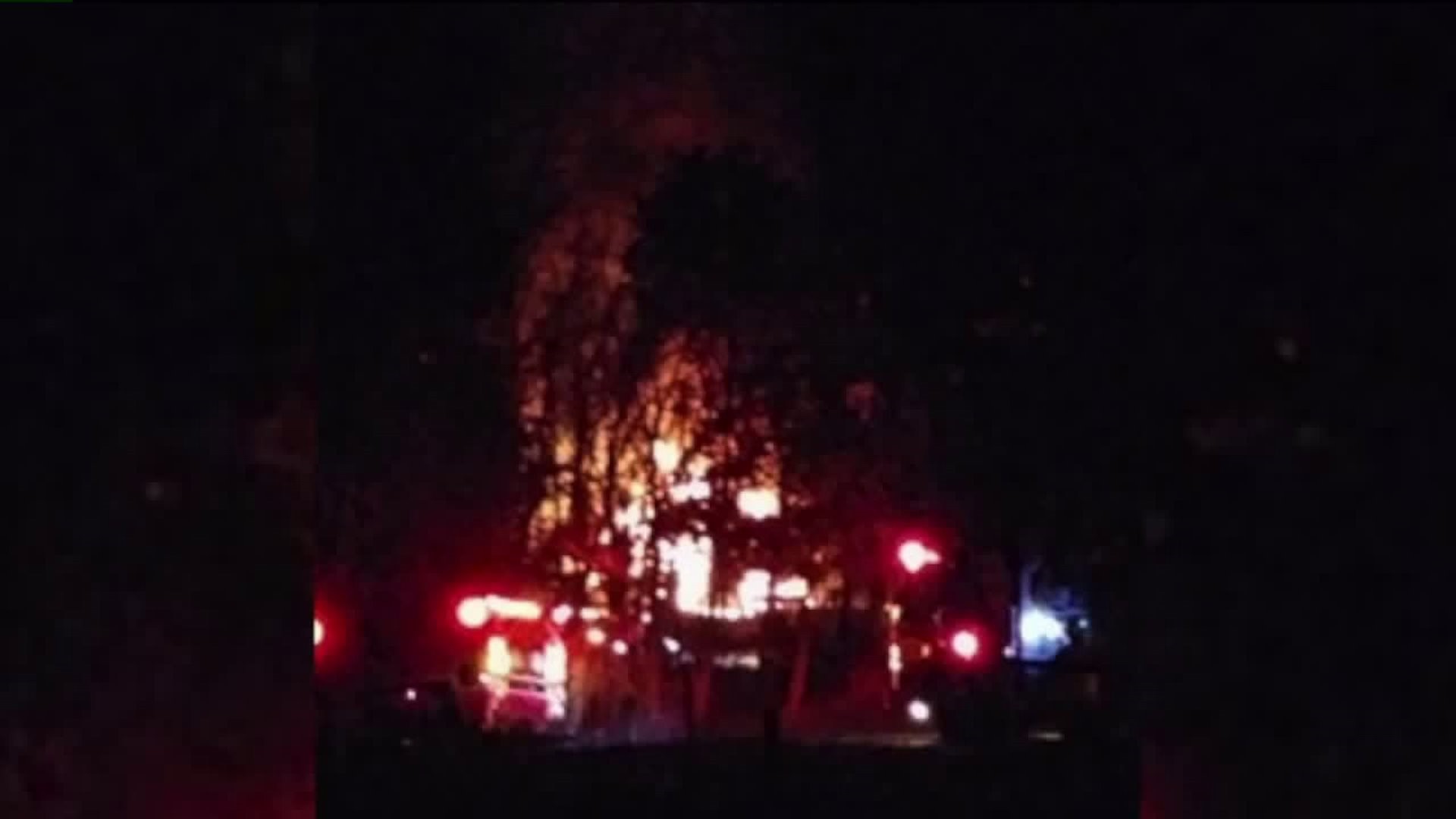 Flames Destroy Home in Northumberland County