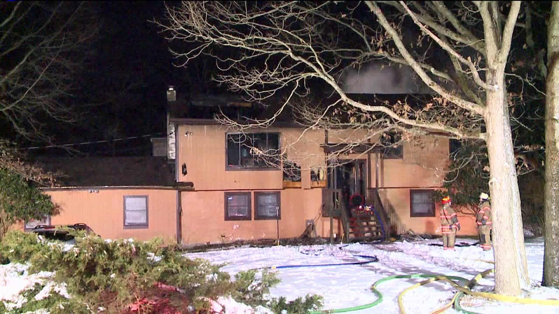 Home Destroyed by Fire in Monroe County