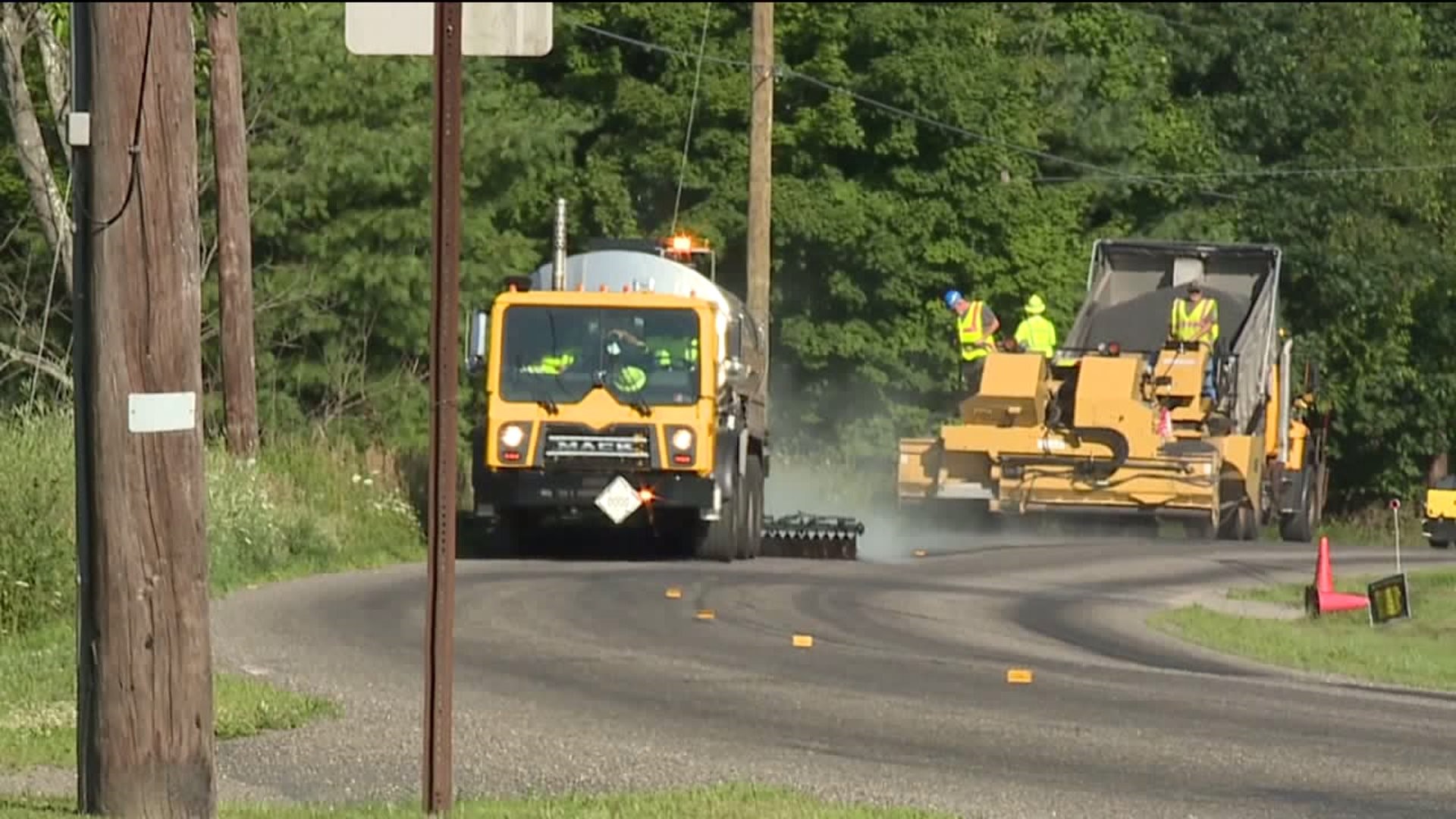 Repaving Route 239 After Sticky Mess
