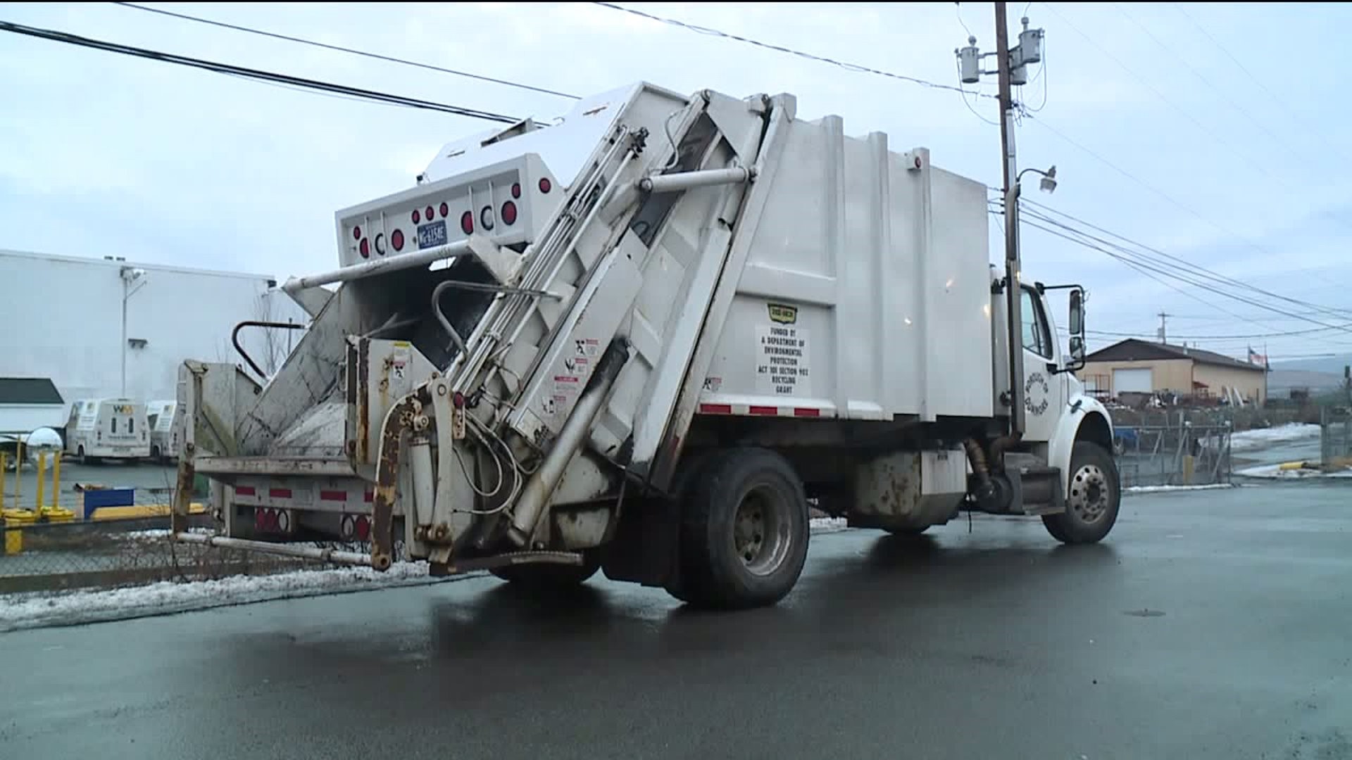 Dunmore DPW Worker Critically Injured After Falling From Garbage Truck