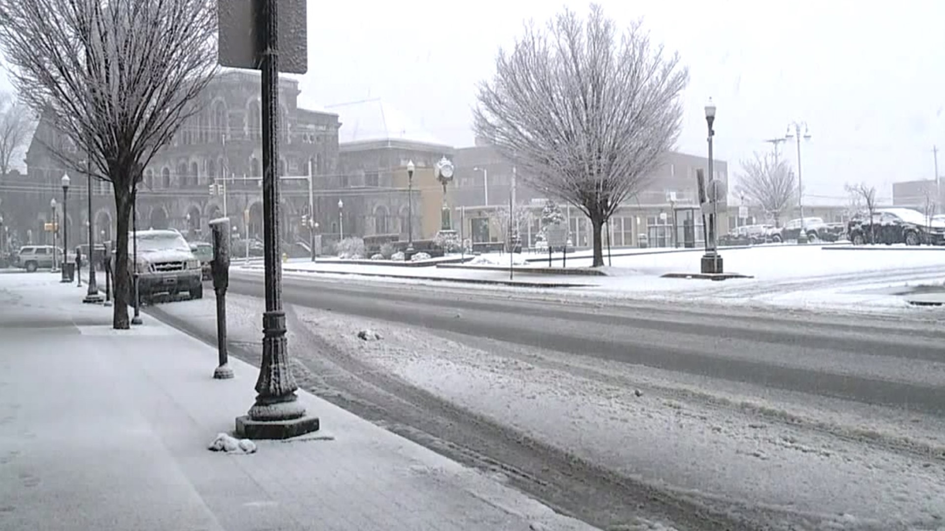 Crews in Williamsport worked around the clock to make sure the roads and sidewalks were safe for travel.