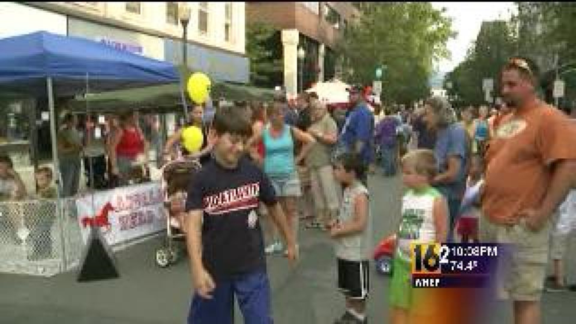 Street Festival For Little League Fans in Bill-Town