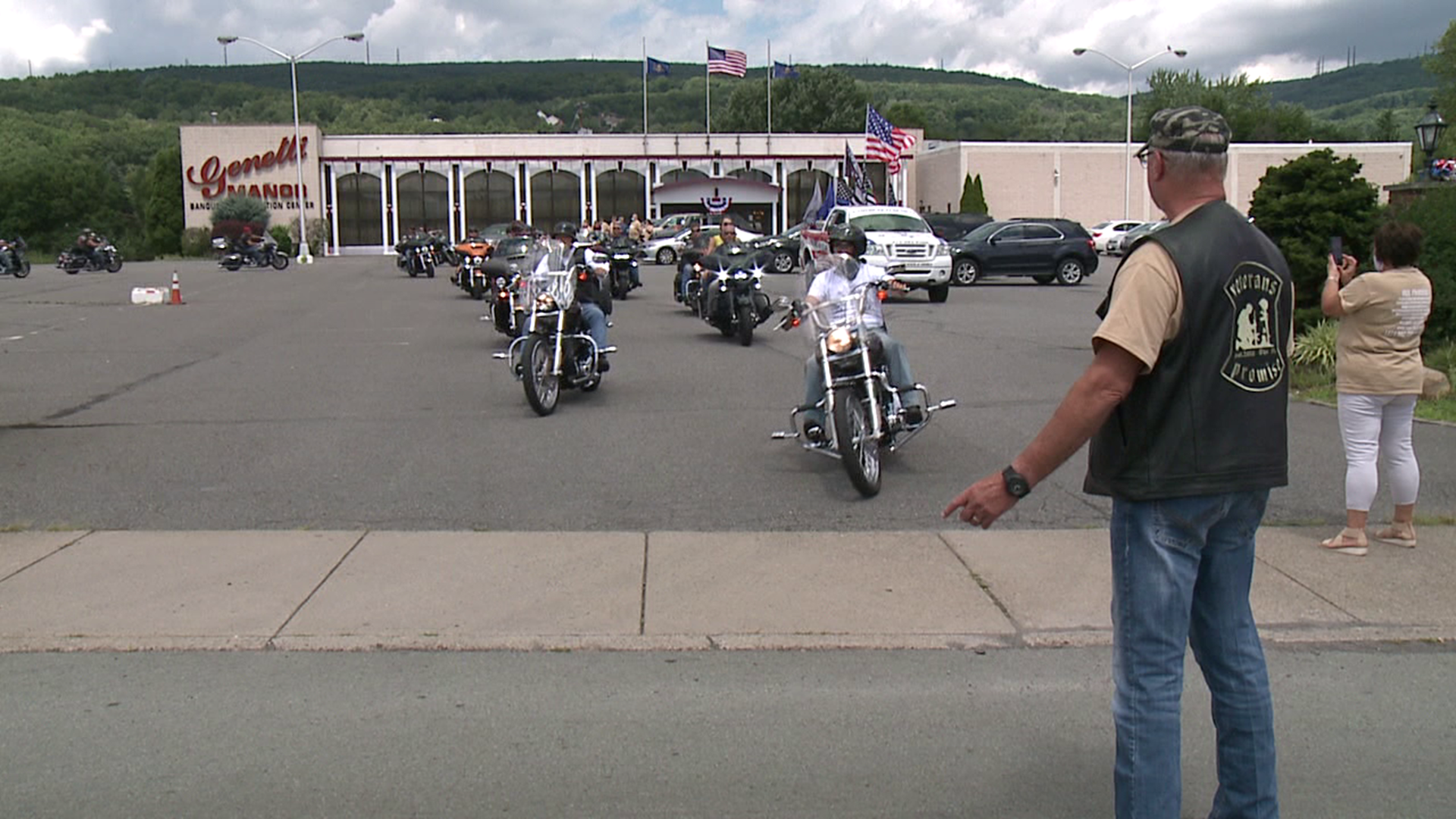 More than 100 people took part in the motorcycle ride to Merli-Sarnoski Park in honor of the vets we've lost.