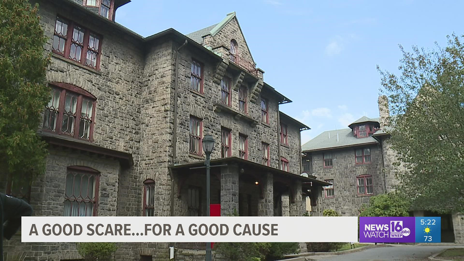 Newswatch 16's Elizabeth Worthington shows us how a spooky visit to a building in Scranton will benefit heroes in our community.