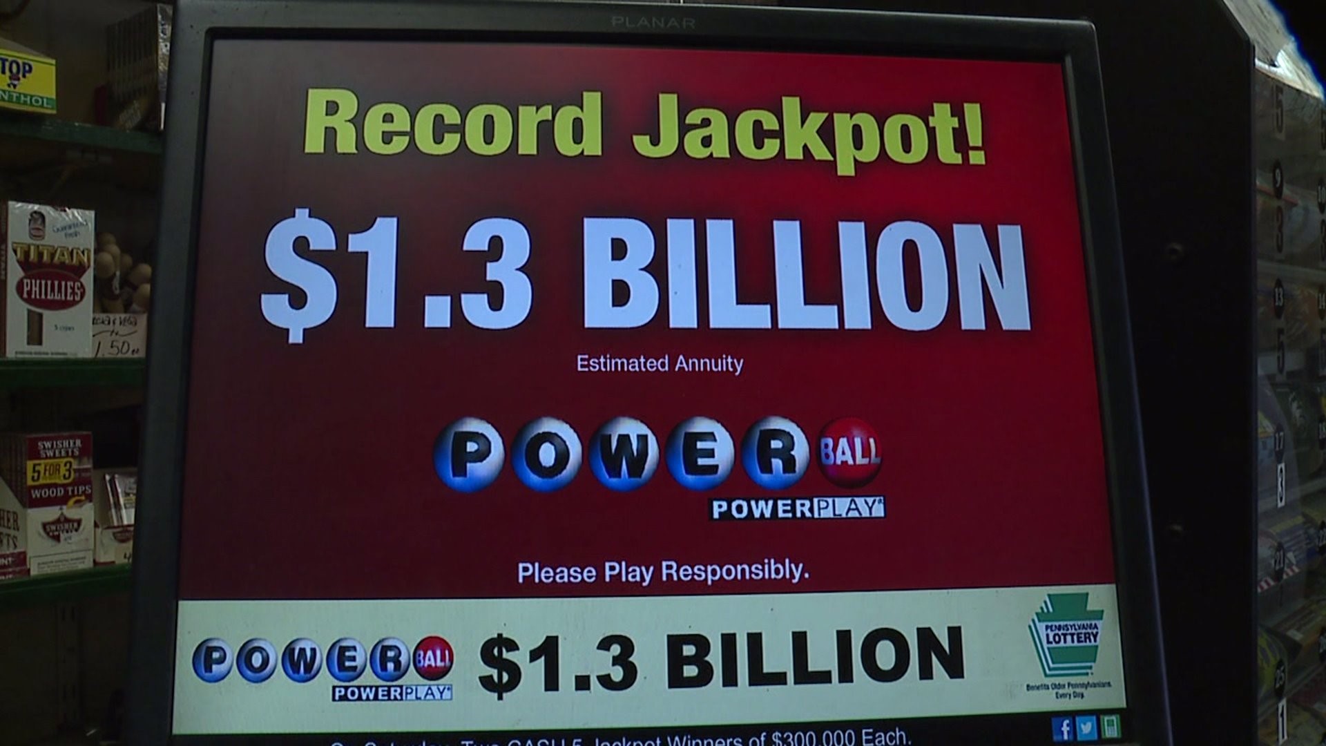 Billion Dollar Buzz Over Record Powerball Jackpot