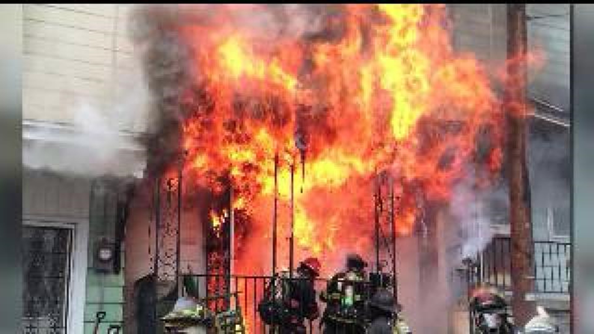 Fire Rips Schuylkill County Rowhomes, Families Driven Out