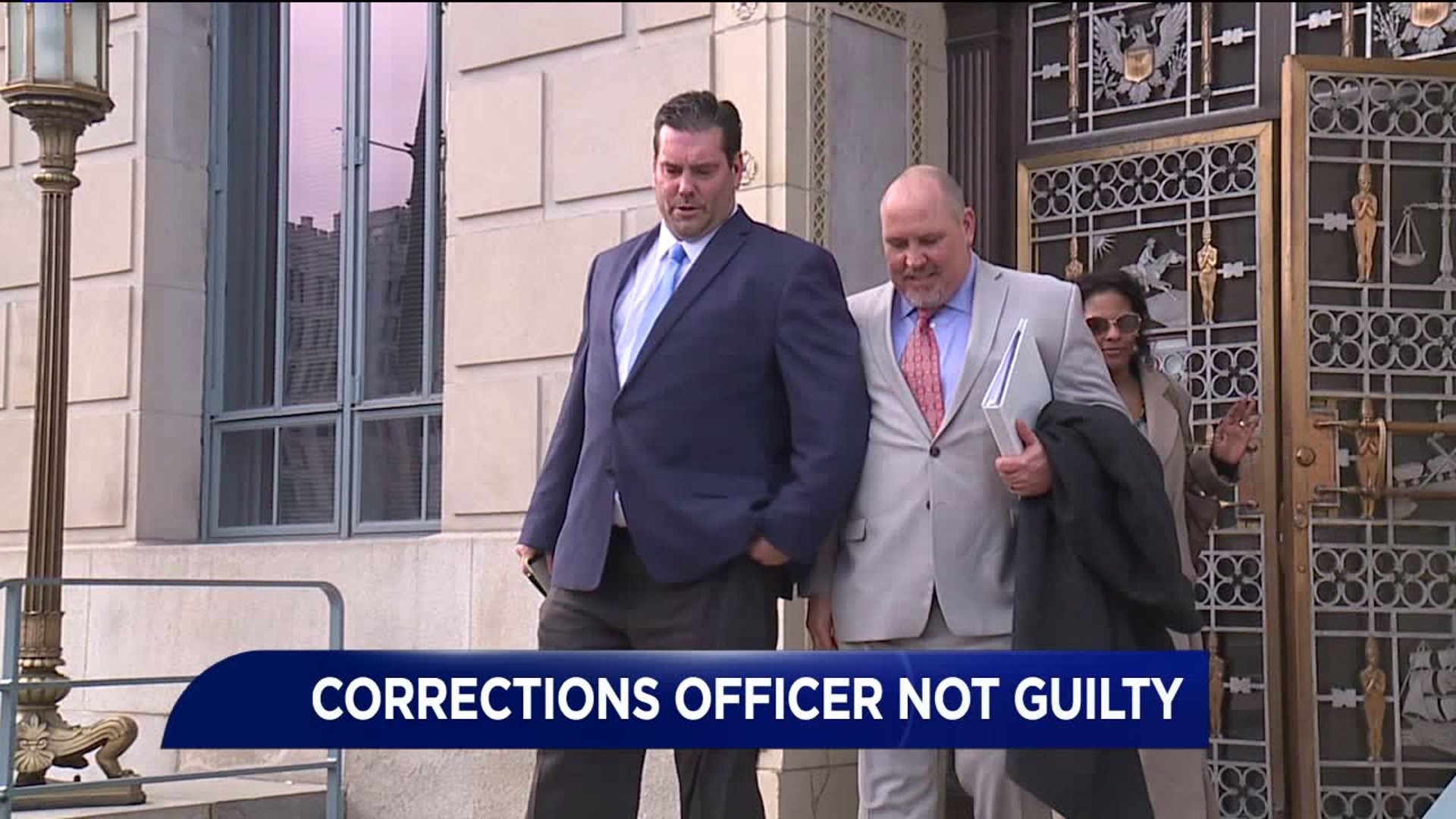 Reaction to Not Guilty Verdict for Lackawanna County Corrections Officer