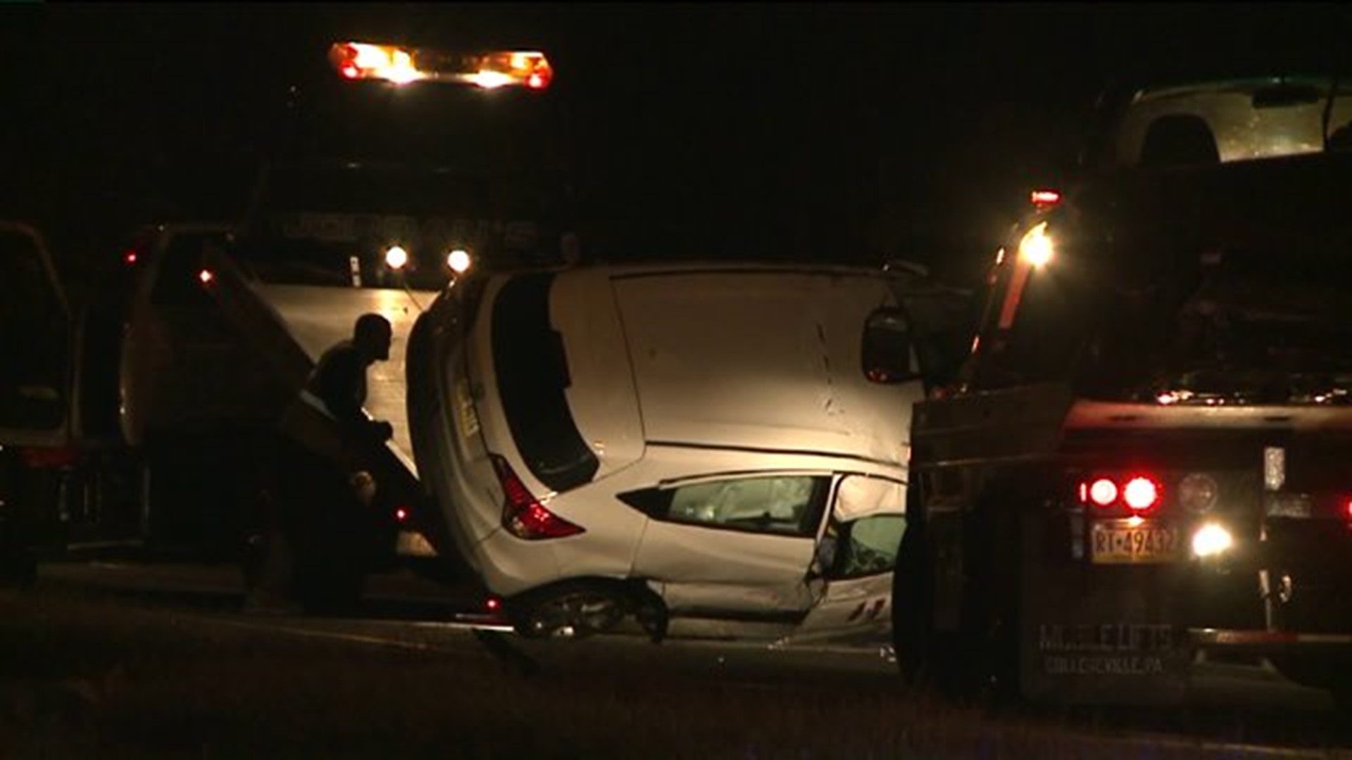 Rollover Crash on Interstate 81