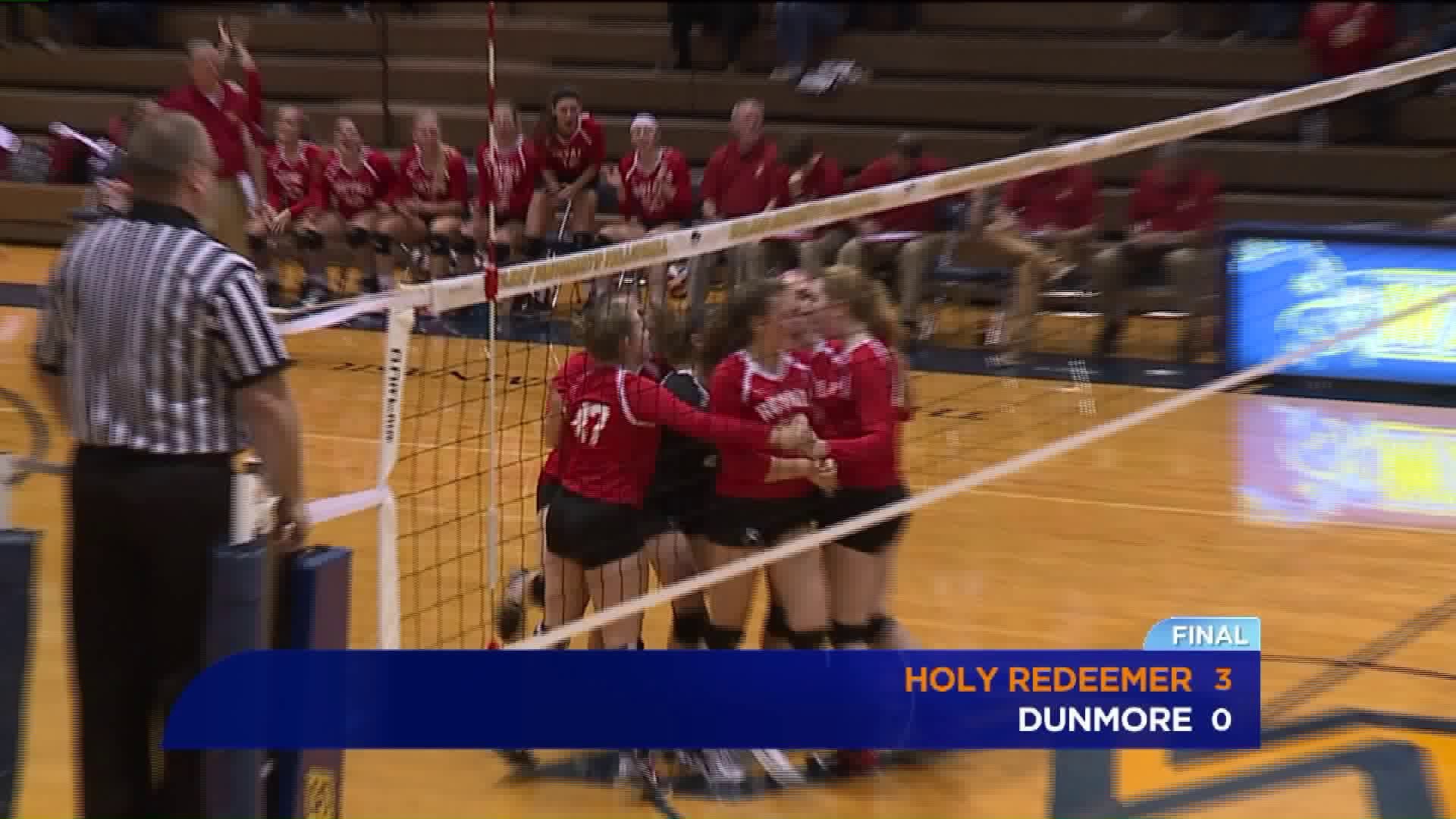 Holy Redeemer vs Dunmore volleyball