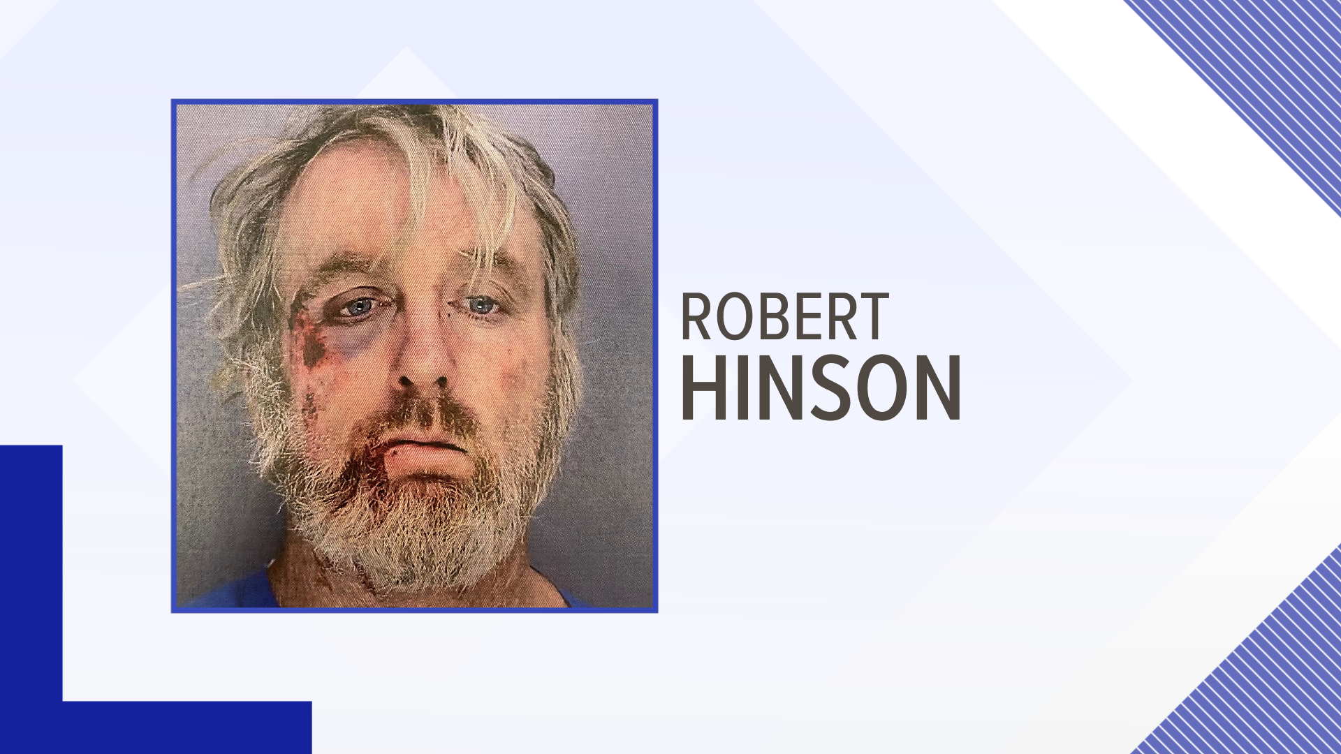 Robert Hinson was allegedly stealing scrap metal from Fiegleman's Recycling Center and fell while trying to get away.