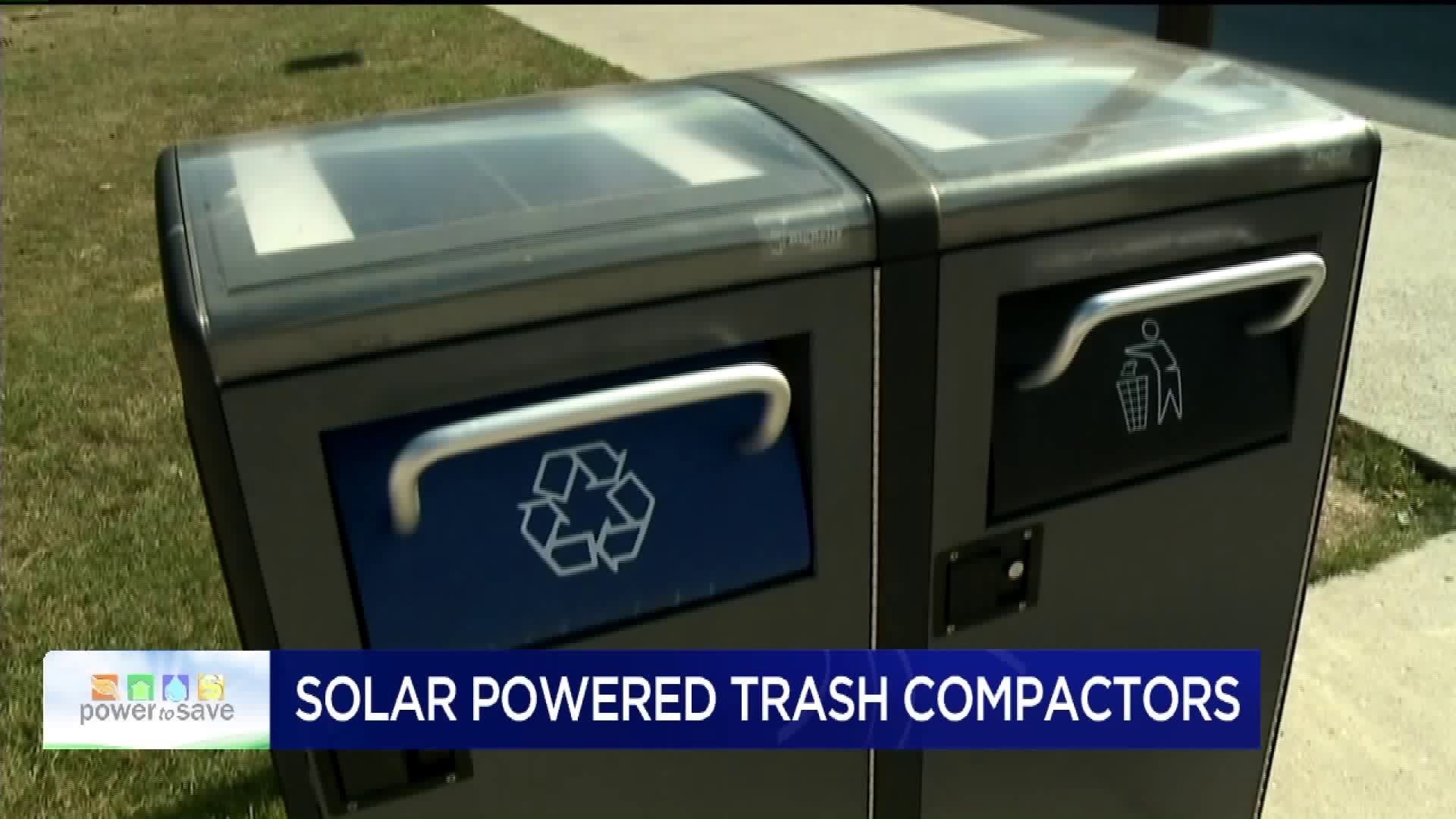 Solar-powered Trash Compactors at ESU