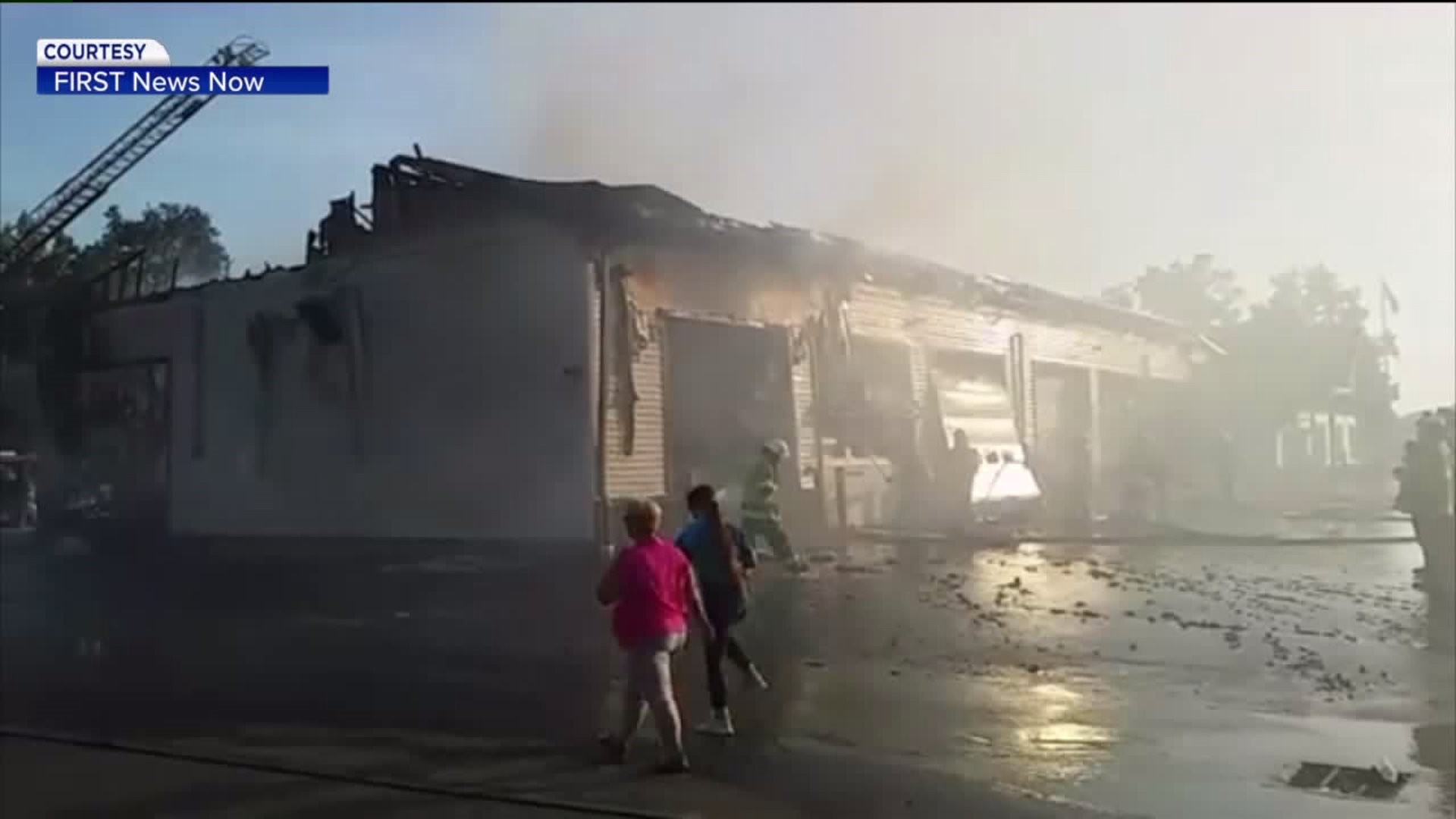 Fire Company Burns in Tioga County