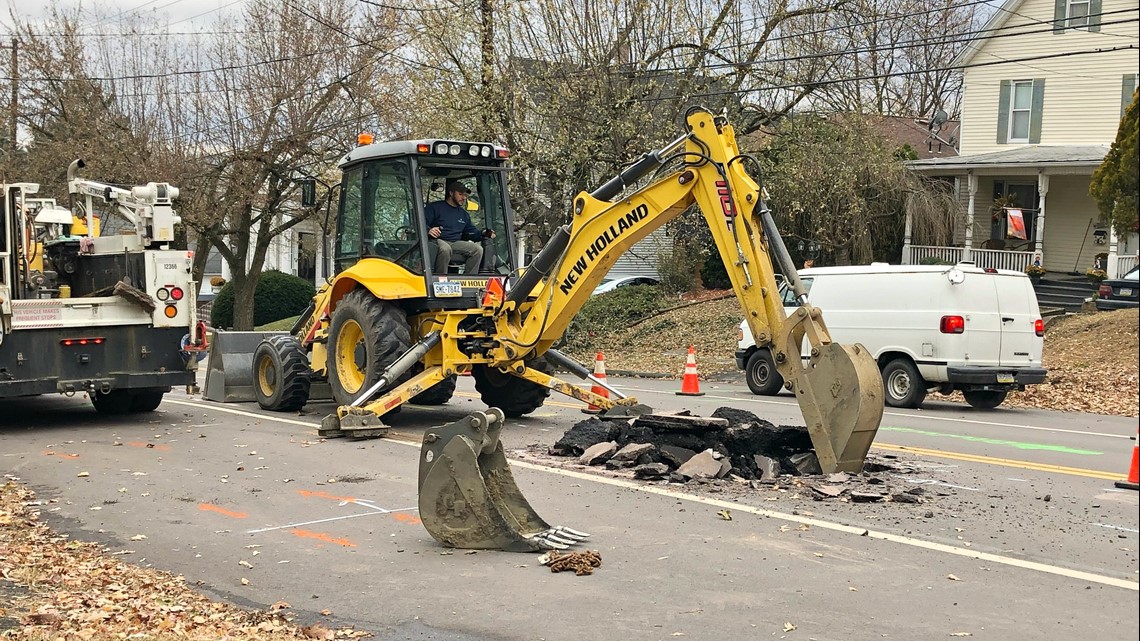Water Main Break in Scranton