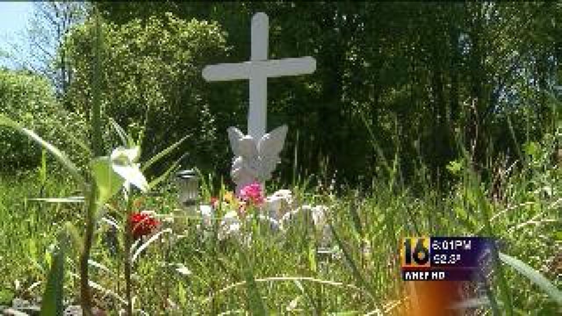 Cross Marking Murder Missing In Wayne County