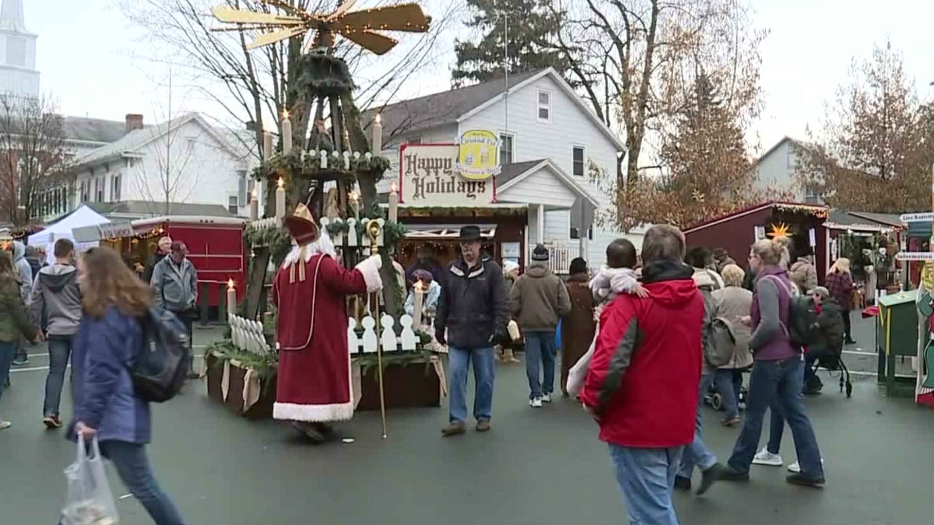 The Christmas event is held every year in Mifflinburg.