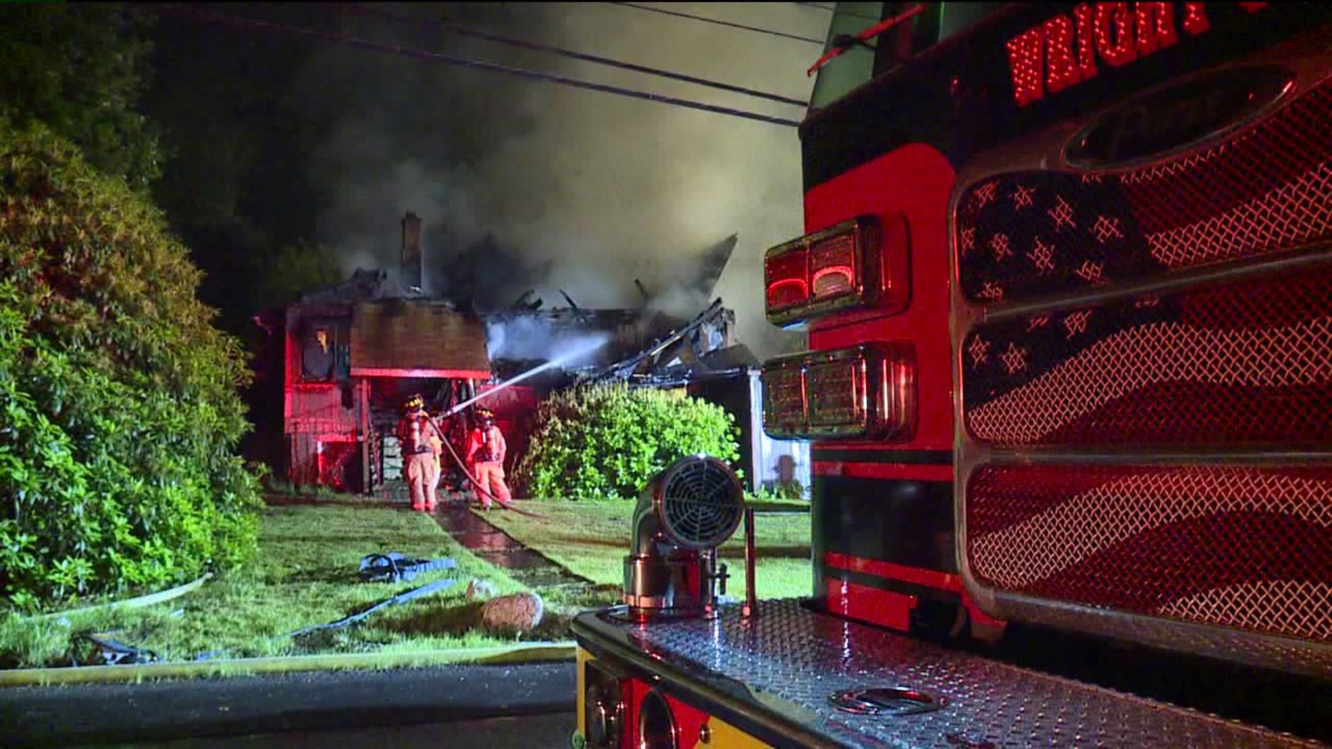 Fire Destroys Home in Luzerne County