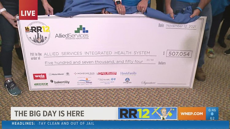 WNEP’s Ryan’s Run 12 raises more than $500,000 to help Allied Services continue to change lives in our area