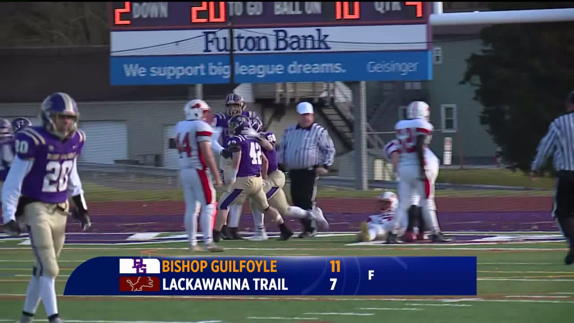 Lackawanna Trail vs Bishop Guilfoyle football