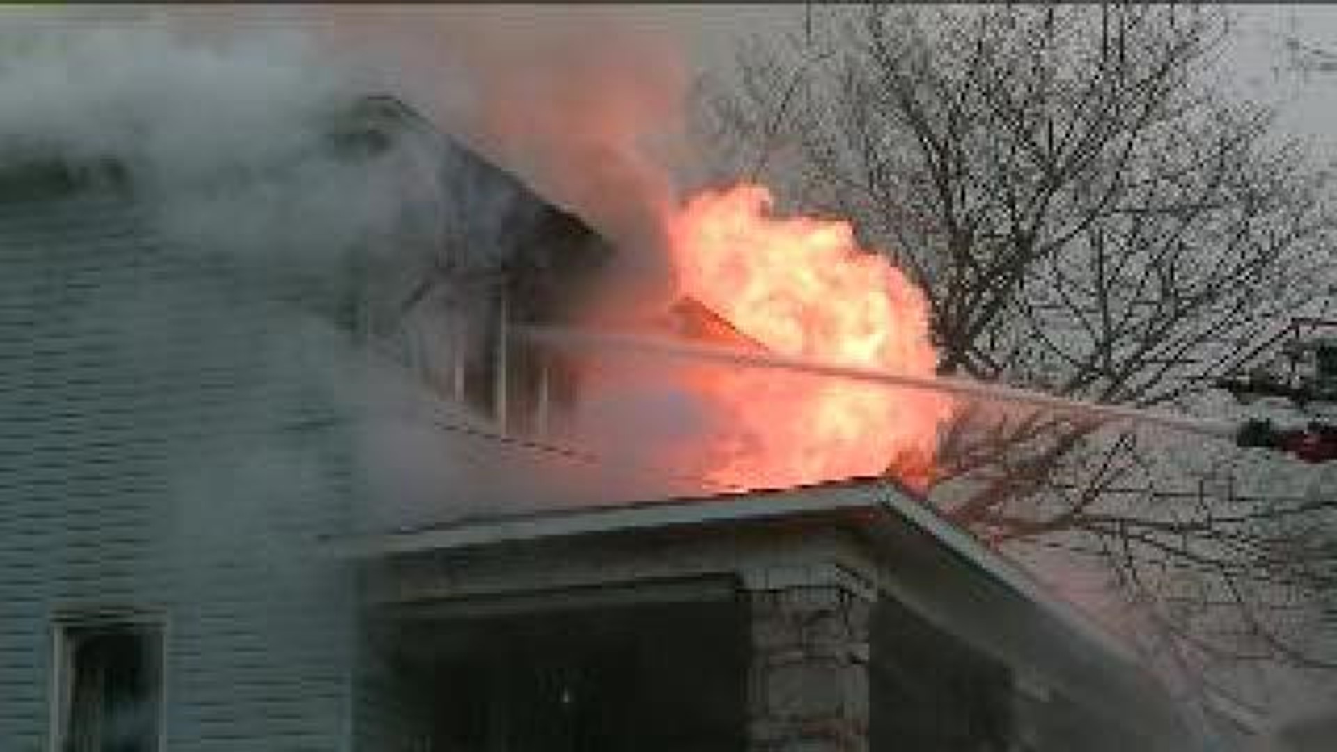 Flames Rip Through Home In Lackawanna County