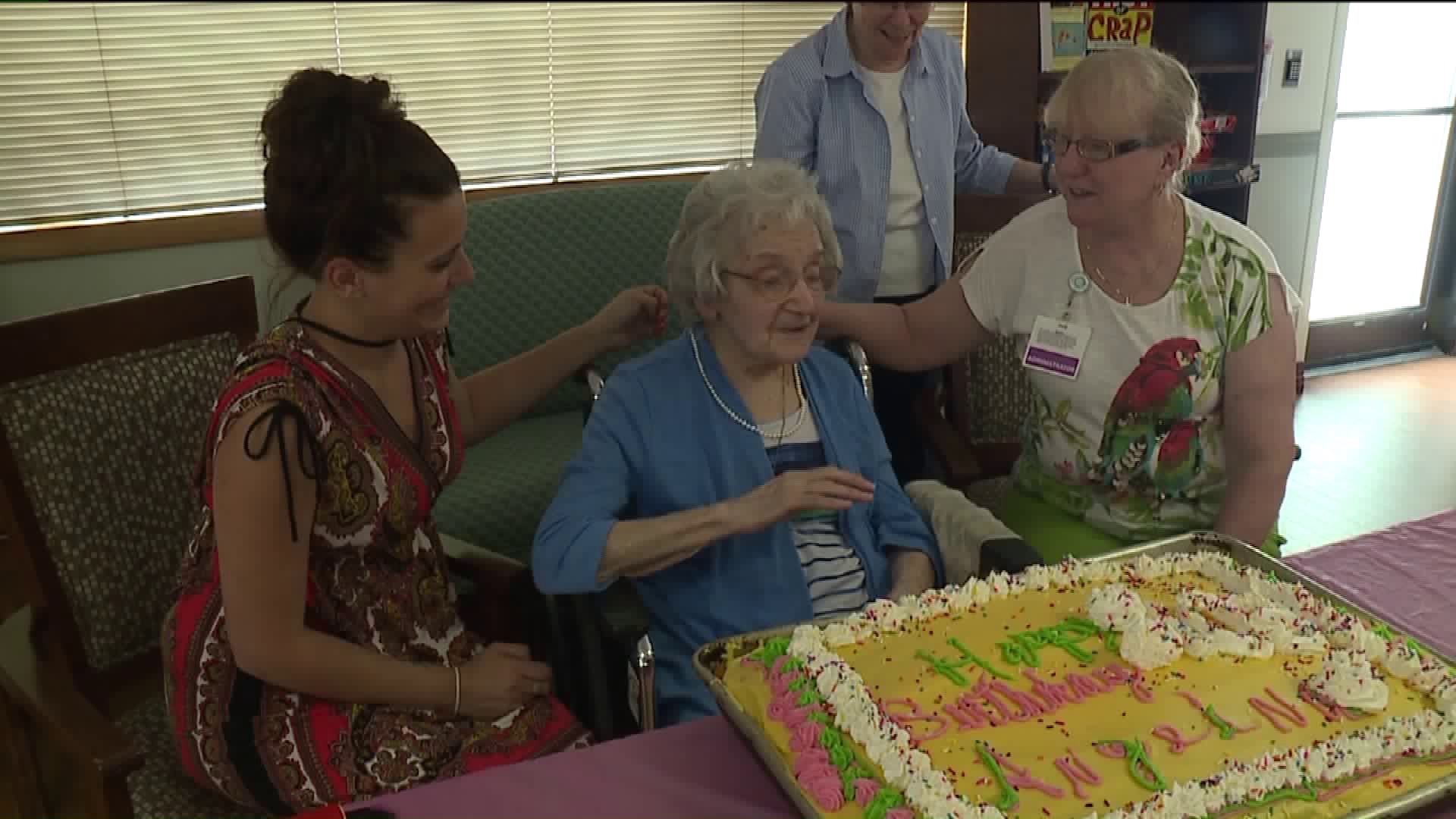 Celebrating Woman`s 103rd Birthday in Lackawanna County