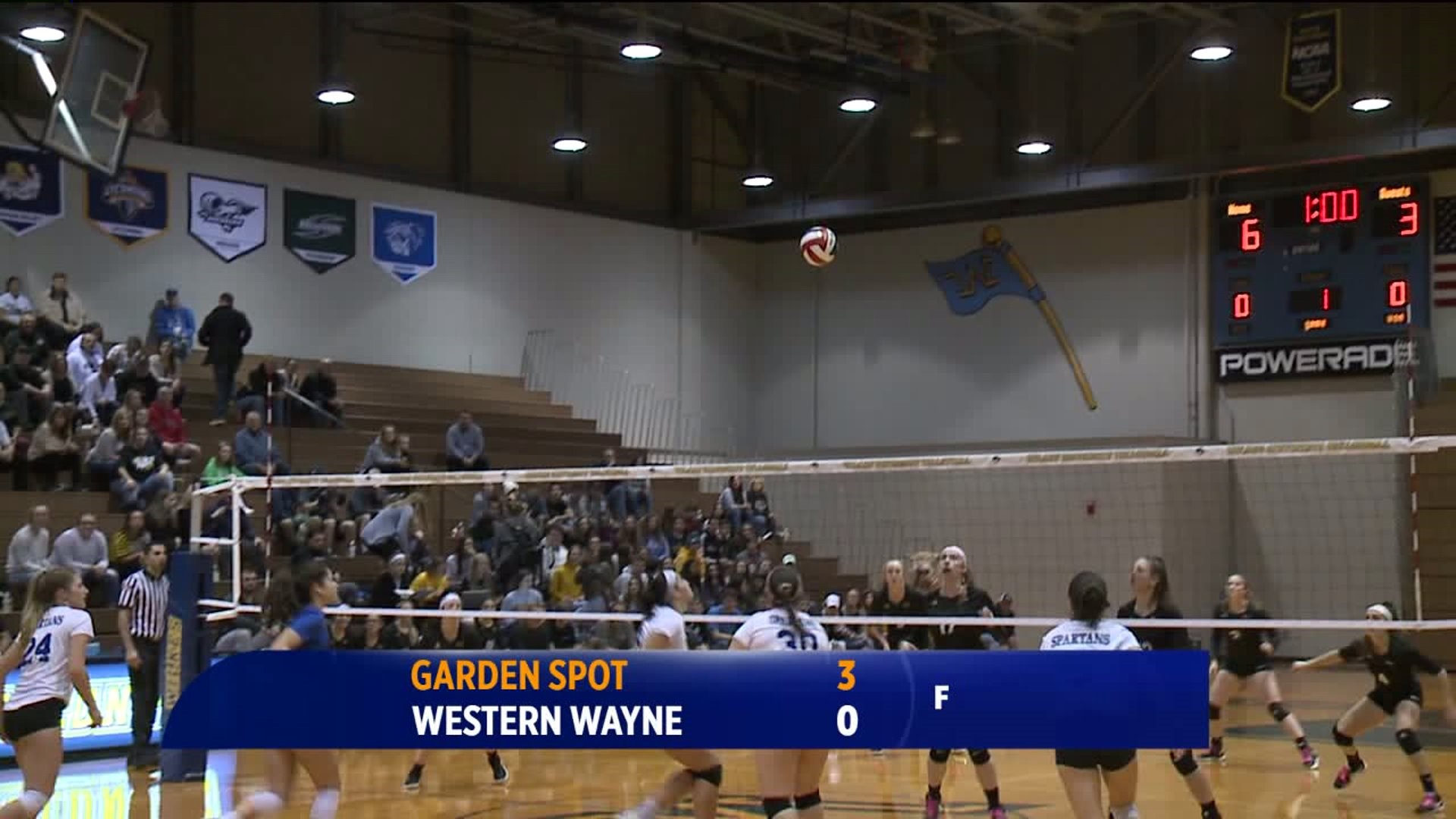 Western Wayne vs Garden Spot girls volleyball