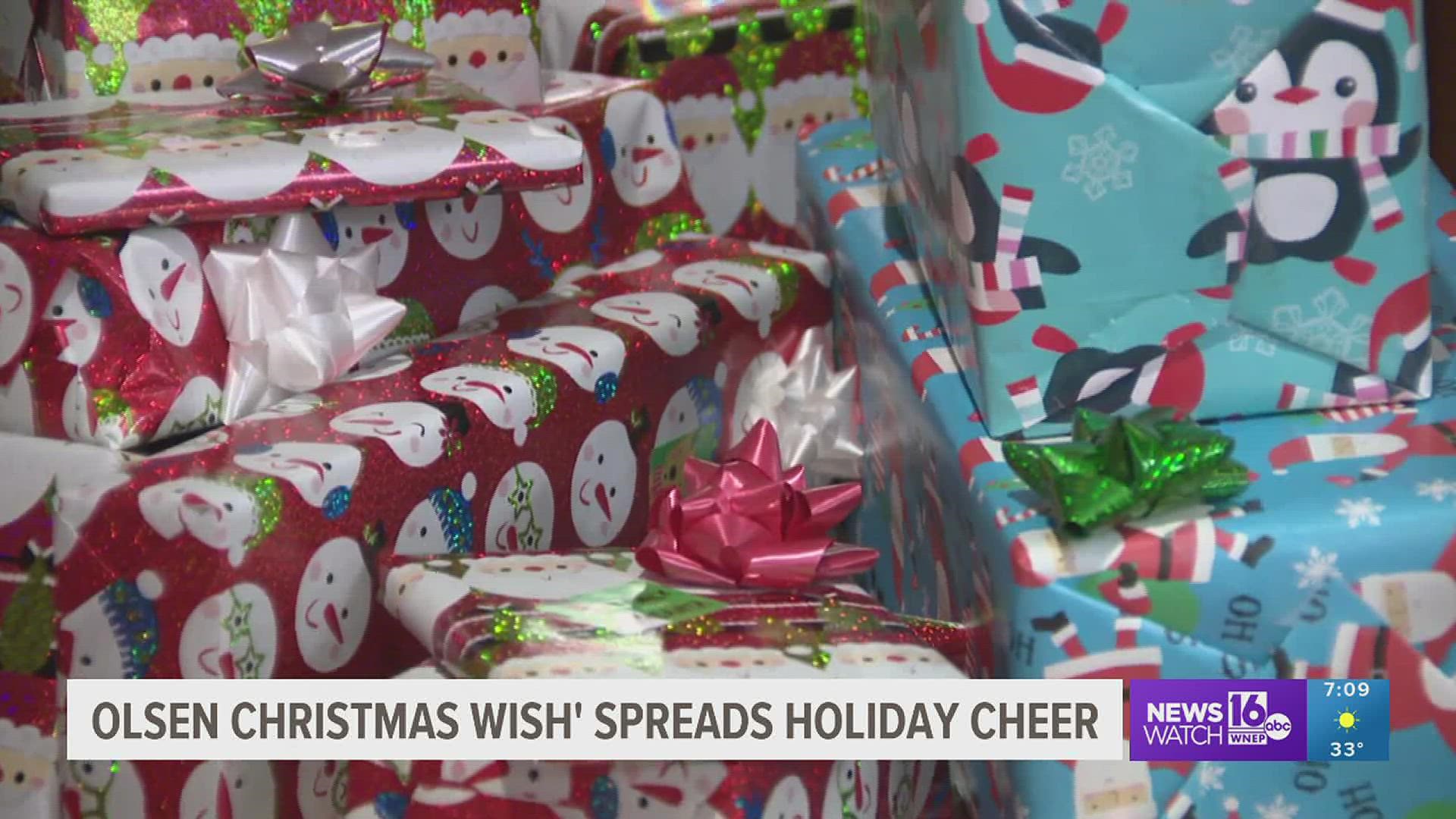 Olsen Christmas wish provides children in need with presents to help make the season a little brighter.