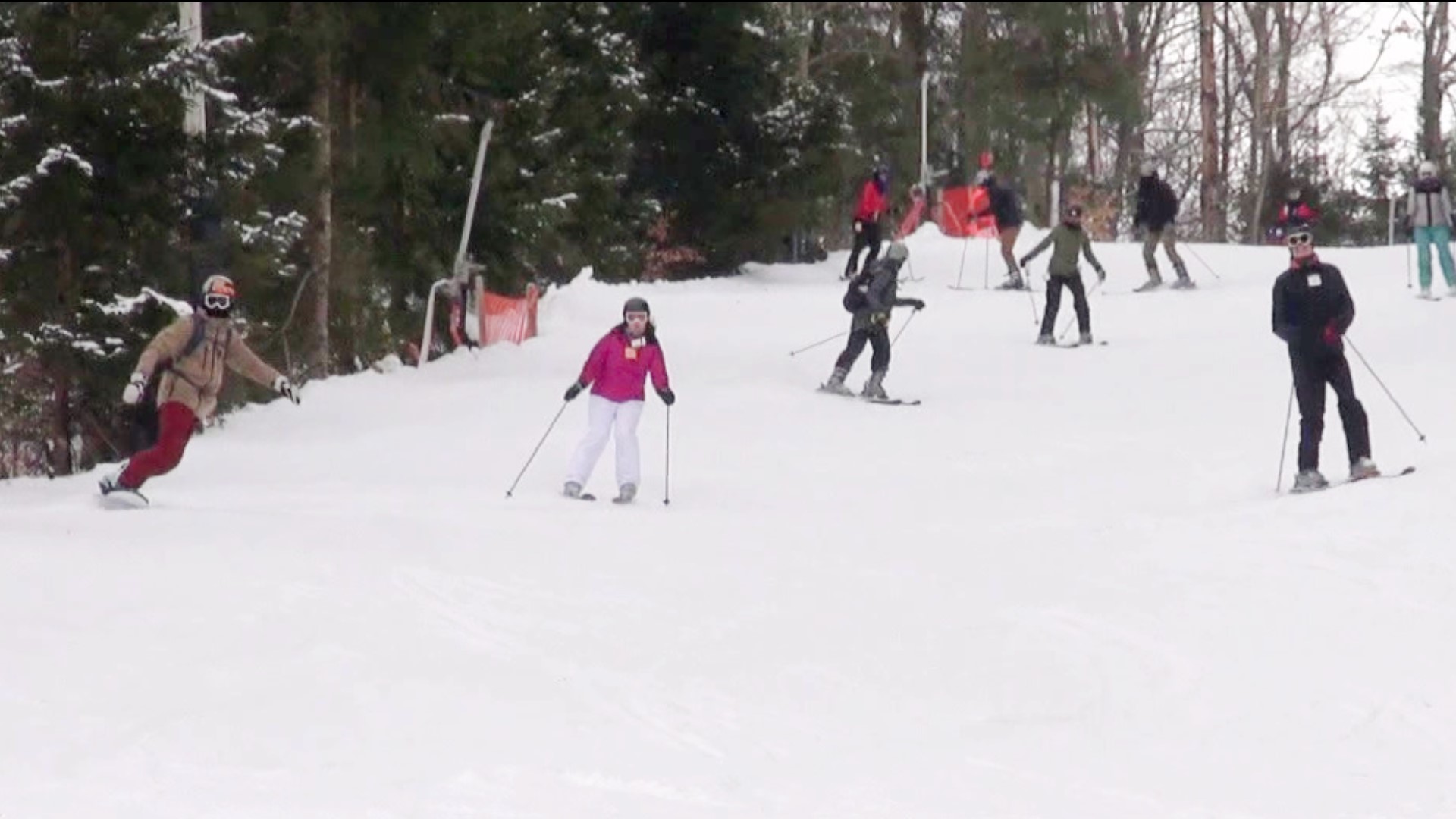 MLK weekend is a popular ski and snowboard weekend at the resort in Susquehanna County and many people are picking up the sport for the first time.