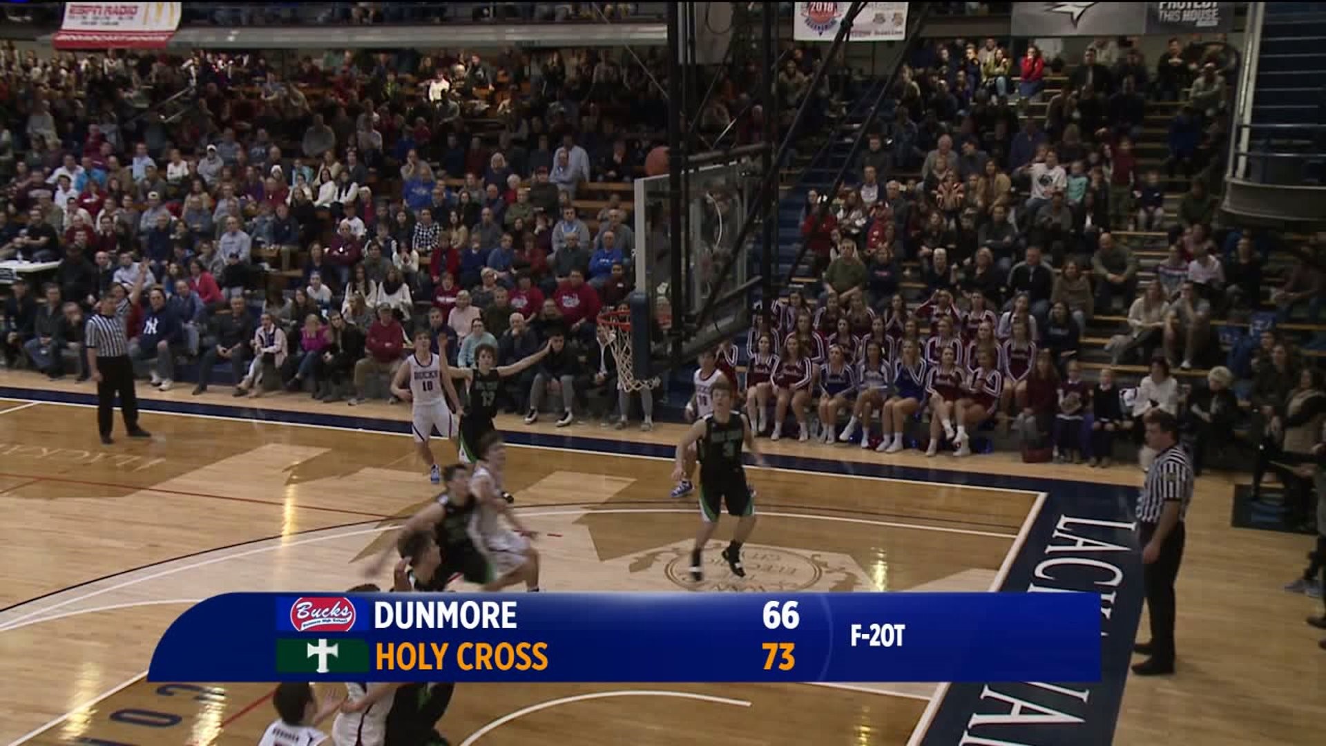 Holy Cross vs Dunmore boys