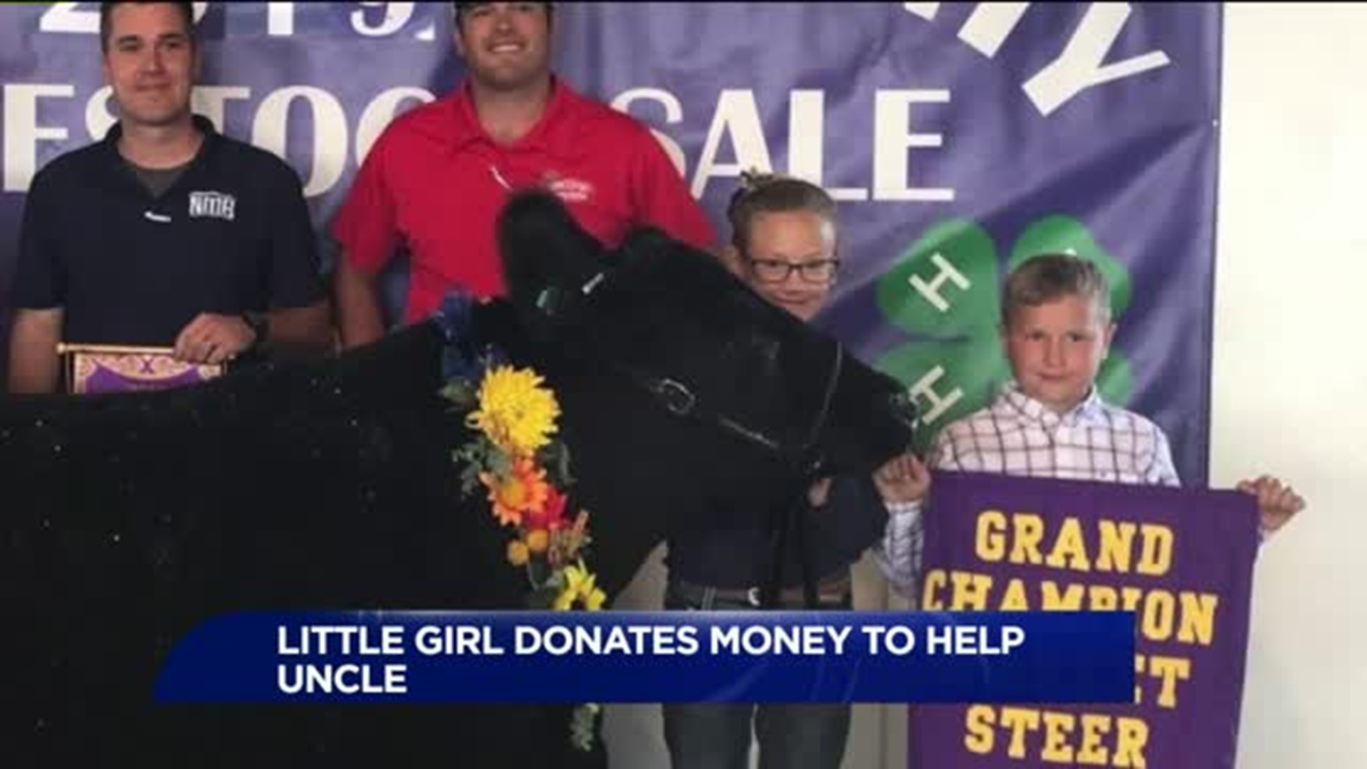 Young Girl Donates Steer Profits to Uncle in Need