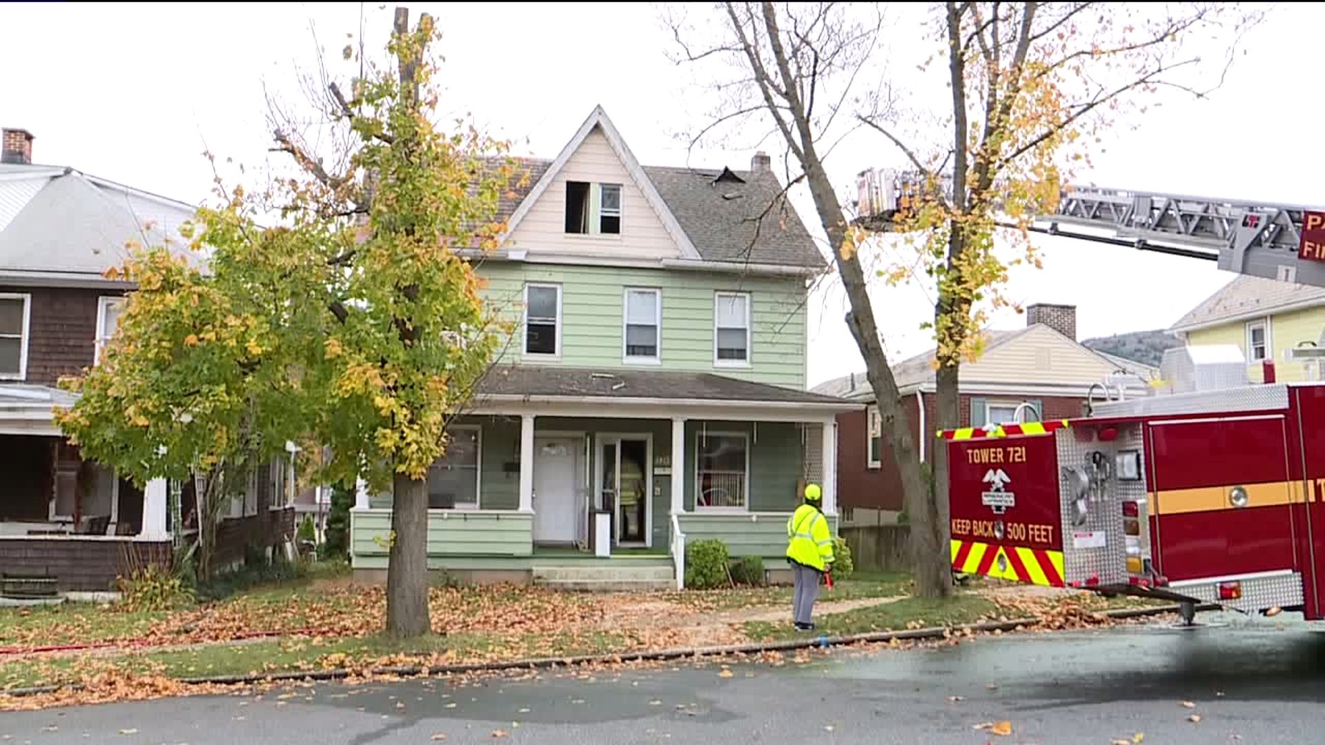 Family Escapes Unharmed After House Fire in Palmerton