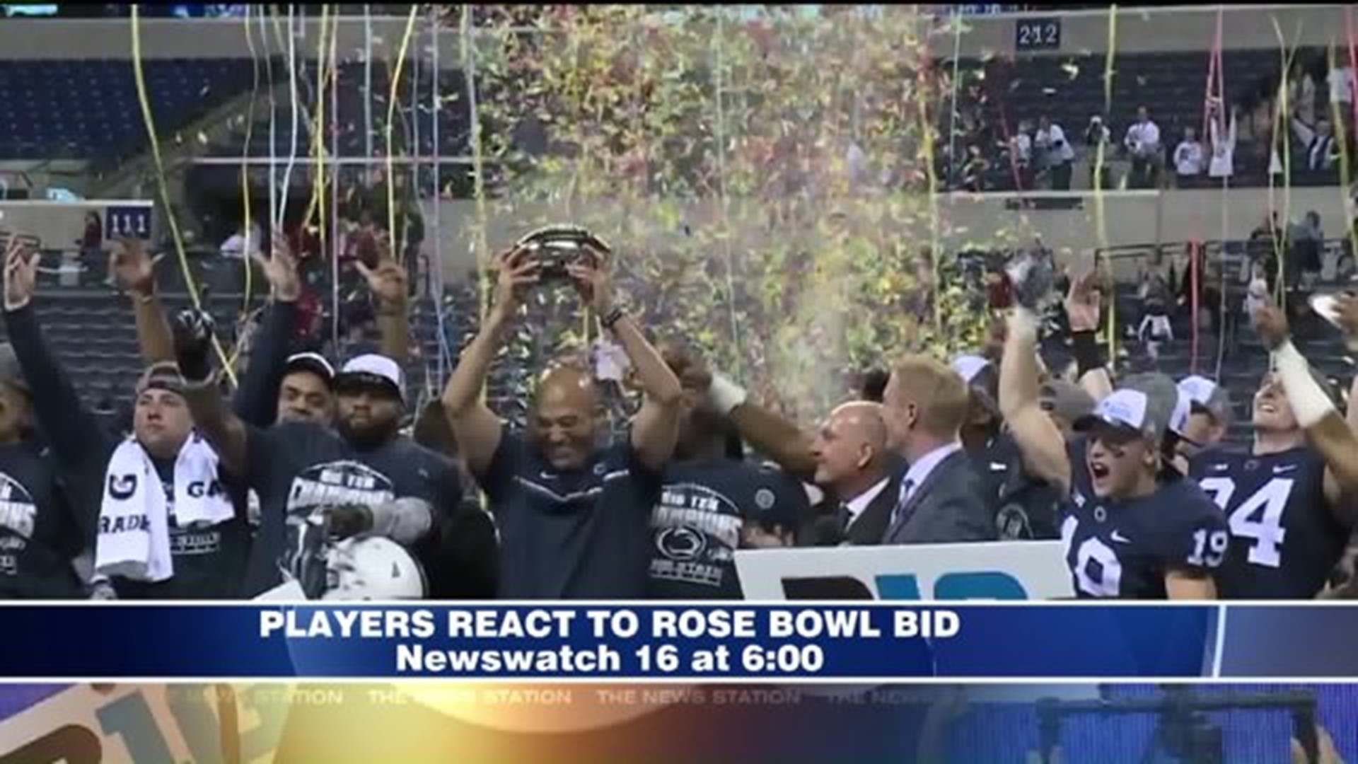 Penn State Players React to Rose Bowl Bid