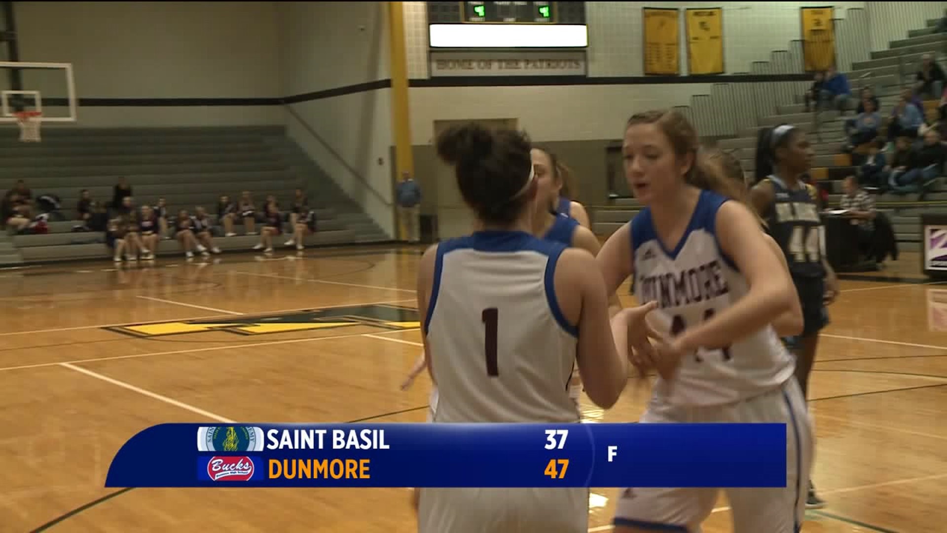 Dunmore vs St. Basil girls