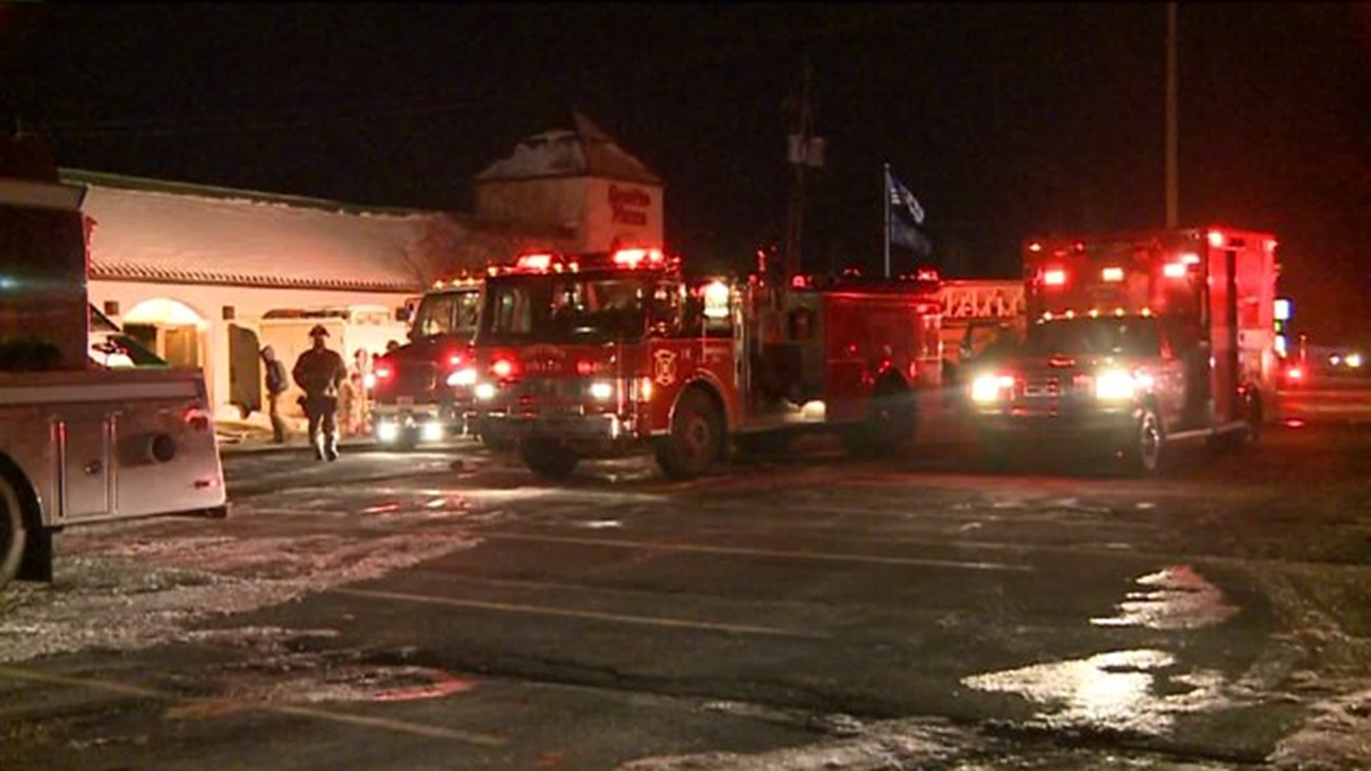 Fire Damages Pizza Place in Luzerne County