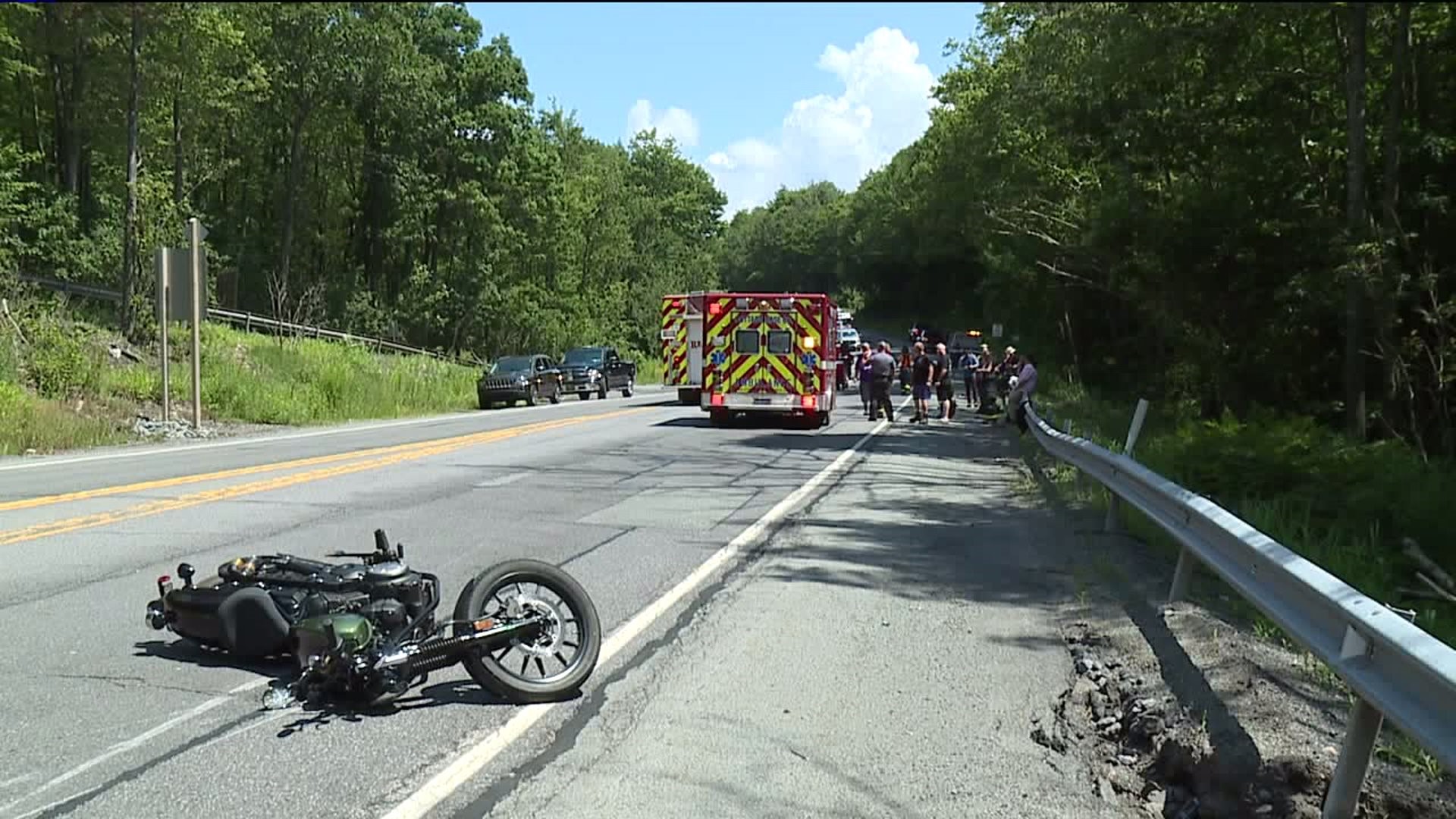 Two Motorcycles Crash in Lackawanna County