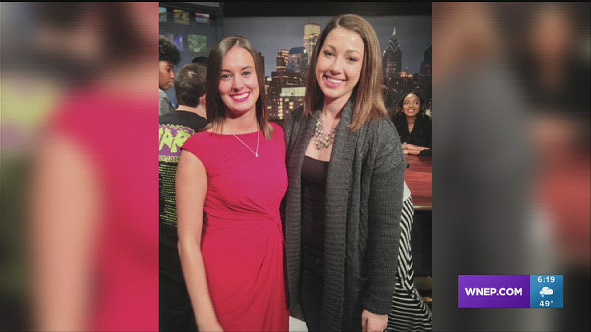 Stormtracker 16 Meteorologist Ally Gallo and Newswatch 16's Melissa Steininger recall memories of meeting at Temple University before reuniting at WNEP!