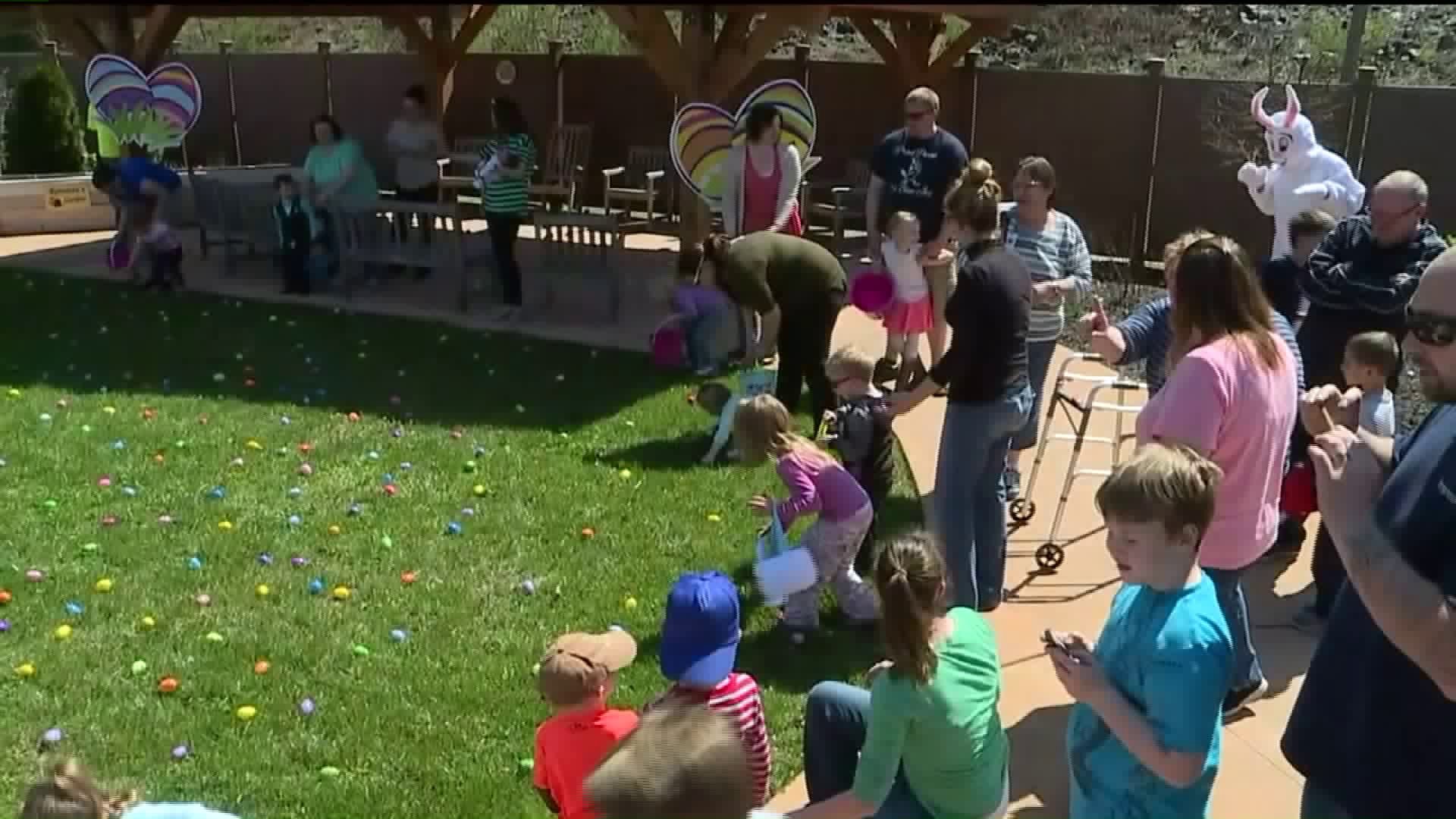 Bunny Came Early for Egg Hunt in Columbia County