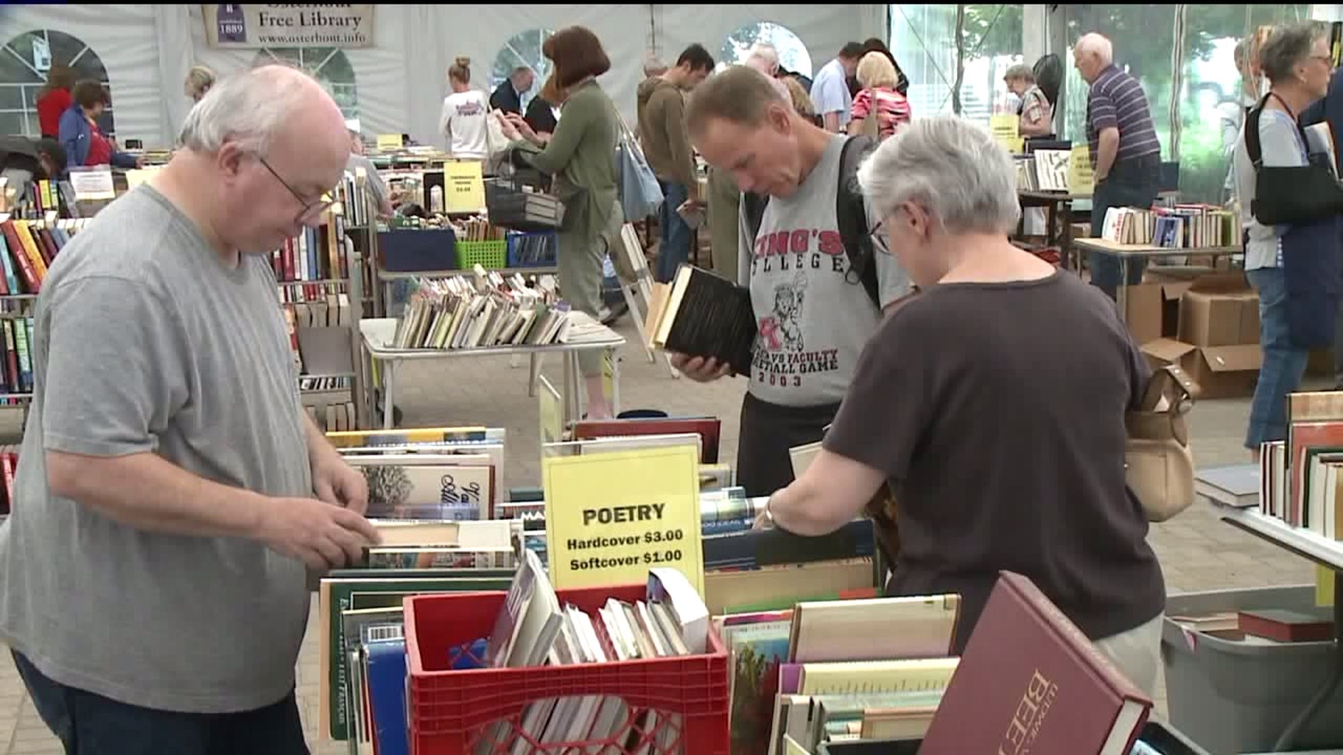 Book Sale at Osterhout Library