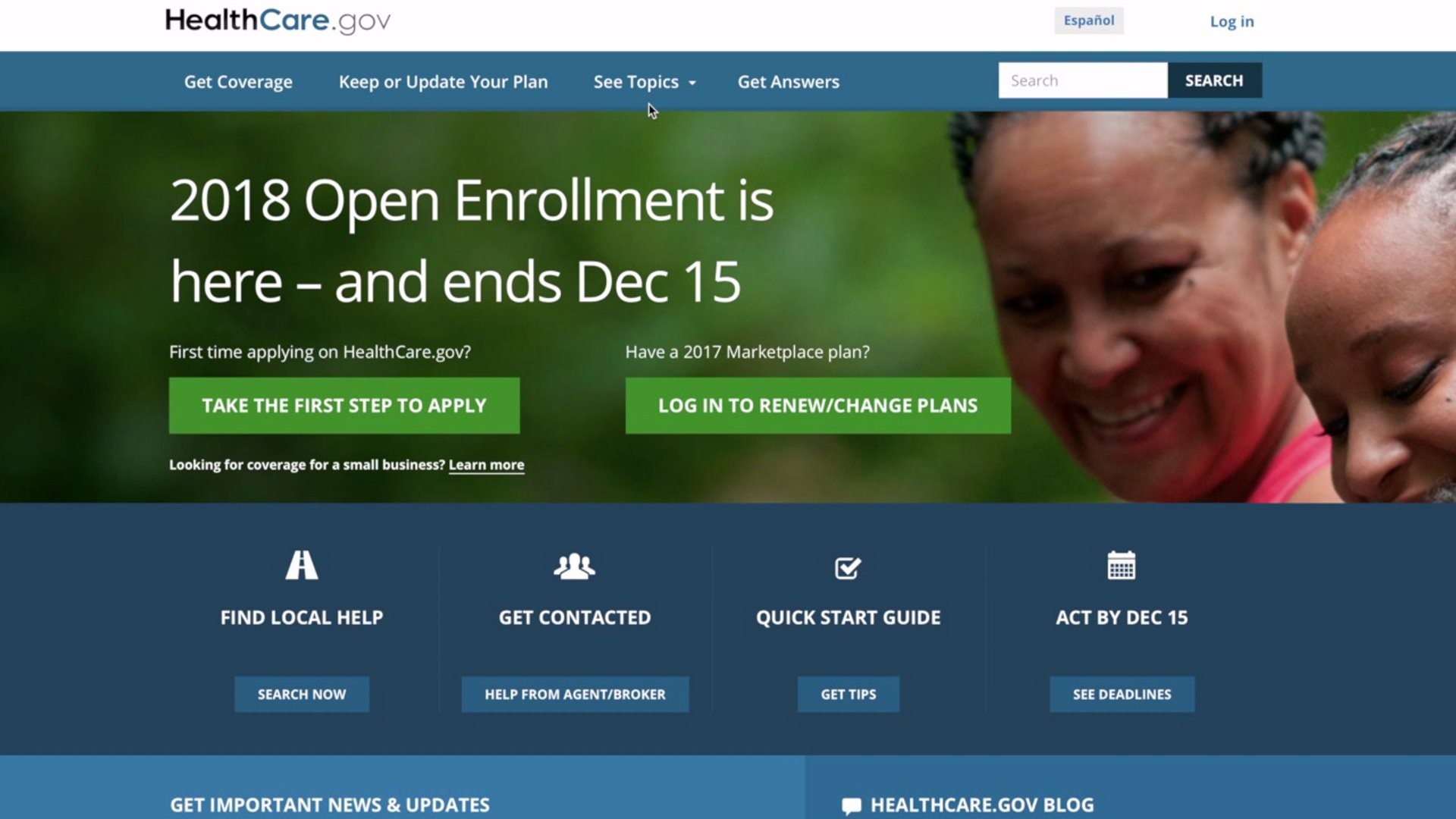 Affordable Care Act: New Signup Deadline Approaches