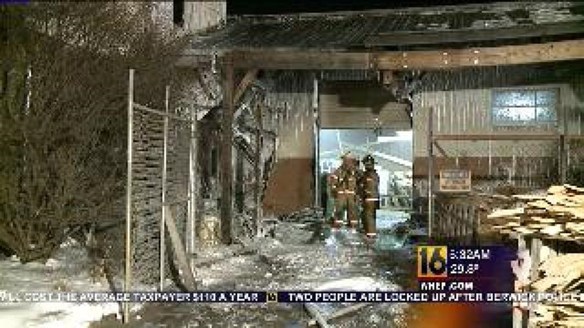 Fire At Millville Business