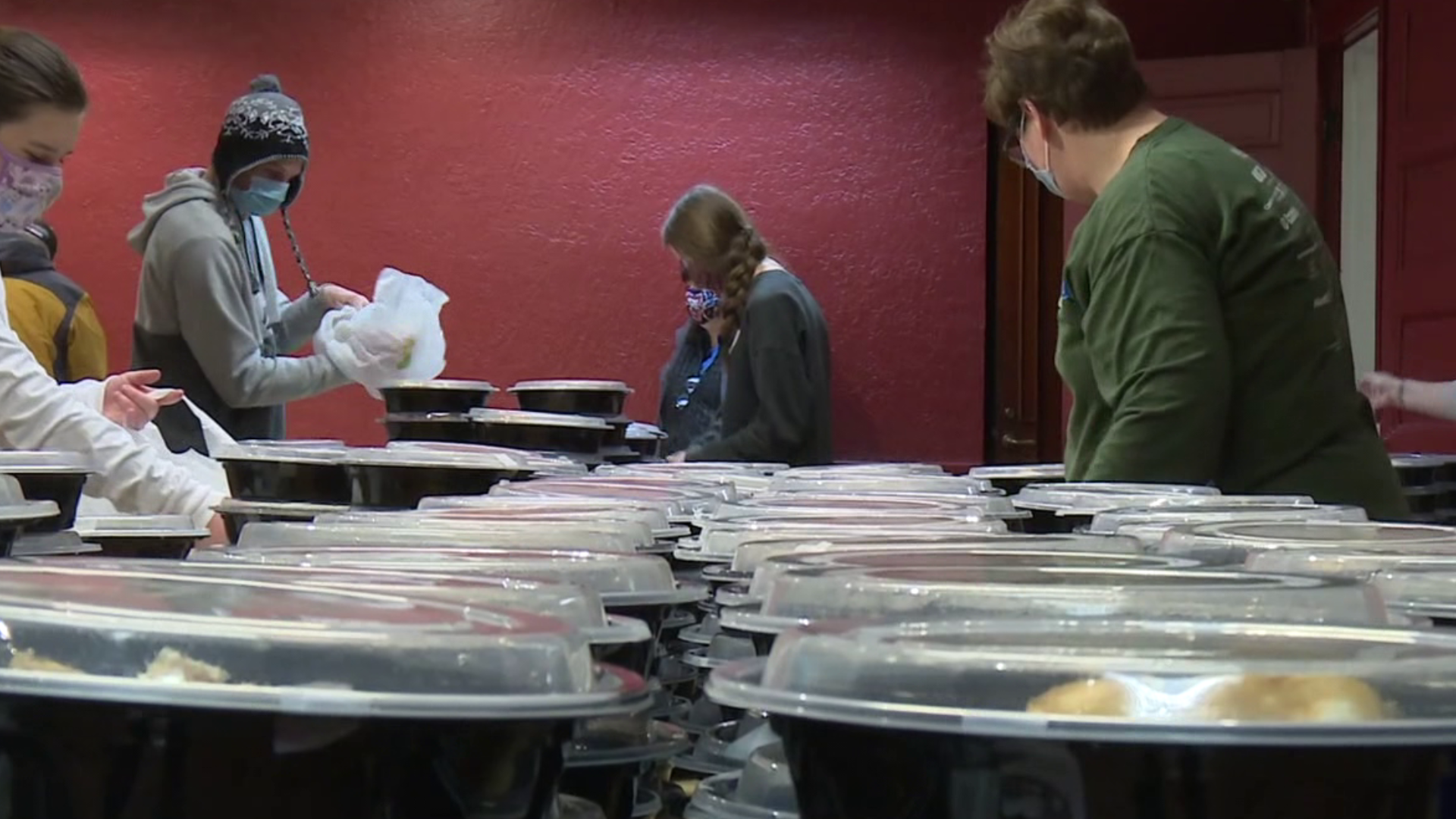 A church in Lackawanna County hosted a free chicken dinner Saturday afternoon.