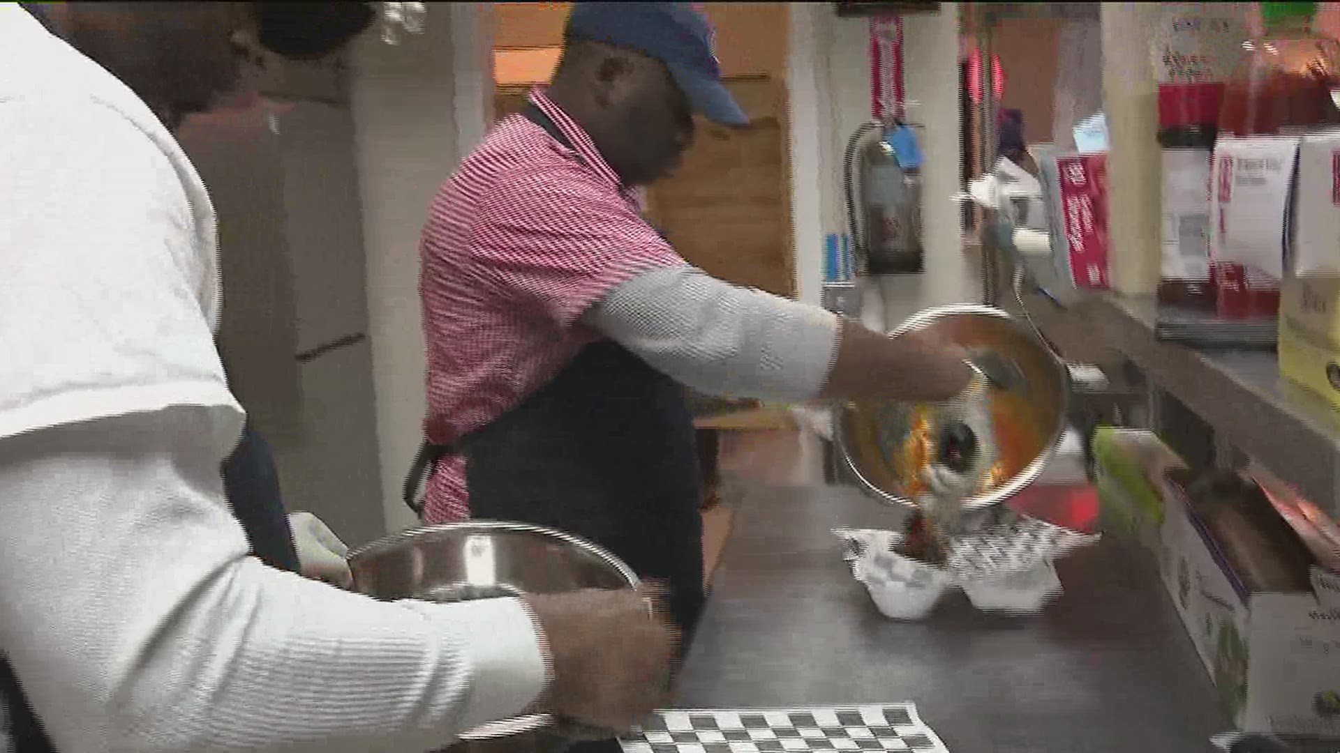 After seven years, a police chief is trading his badge for a chef's hat.