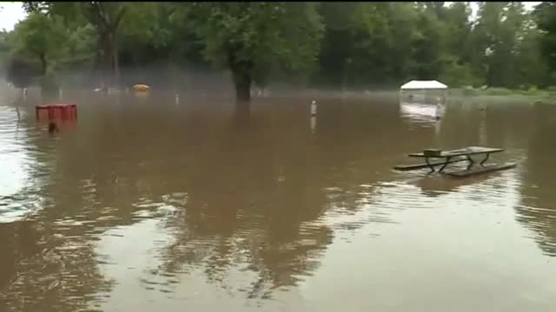 Flooding Along West Branch of Susquehanna River