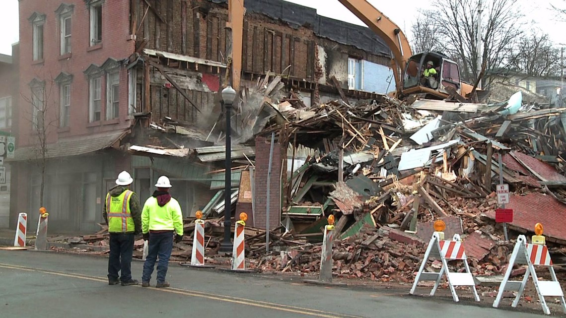 Historic Towanda Apartment Building Demolished