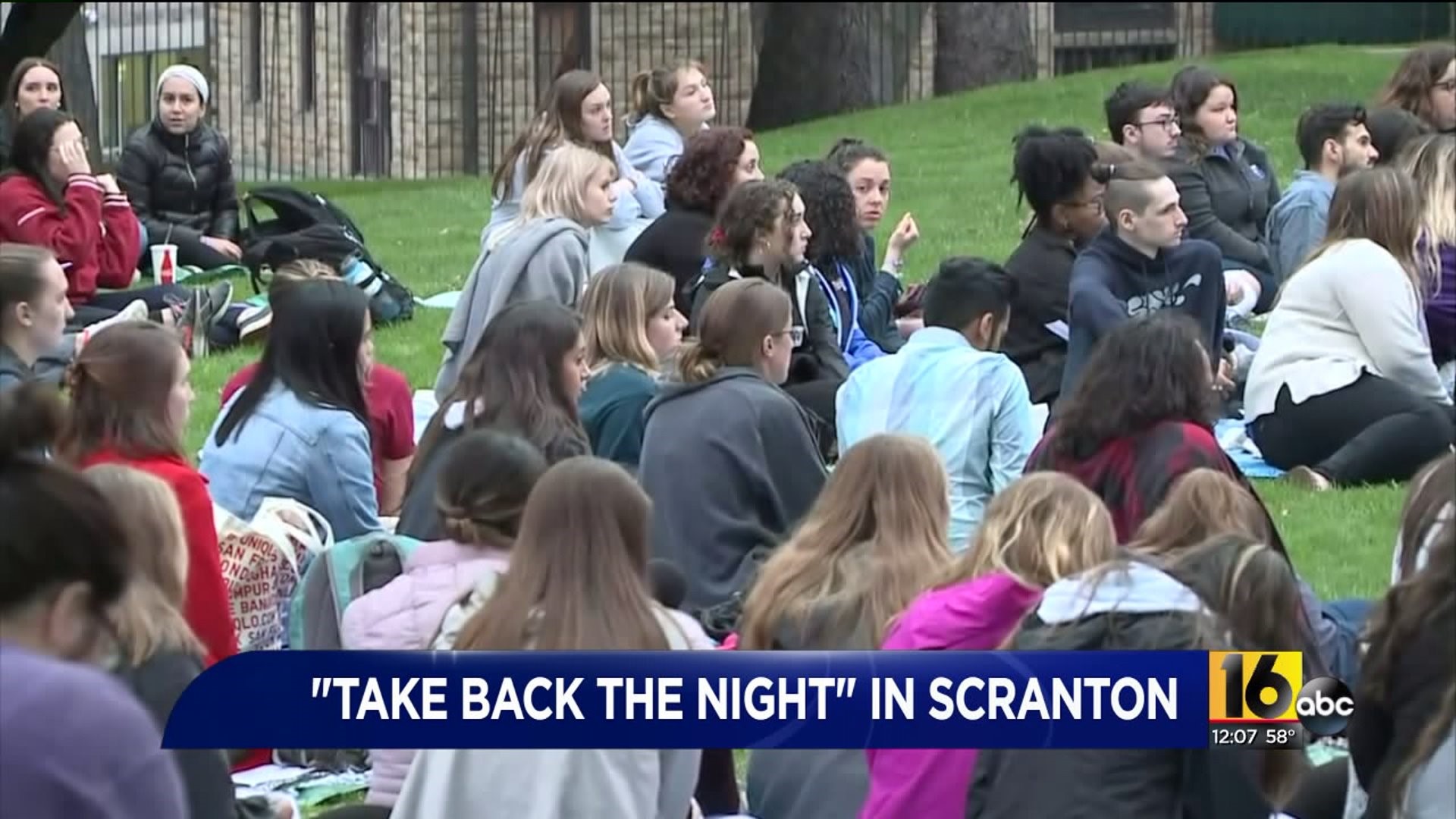 Scranton Students Rally to End Sexual Assault and Domestic Violence
