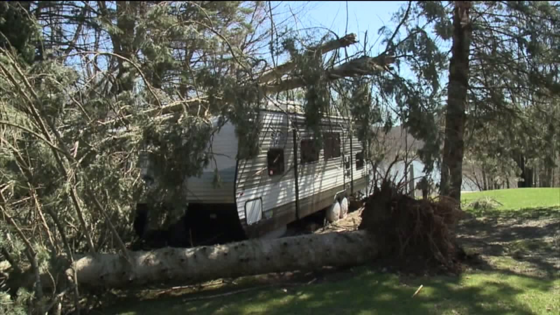 NWS Wayne County Damage Caused by Straightline Winds