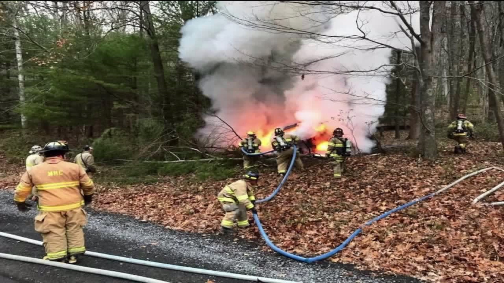 Man Dead After Fiery Crash in Centre County