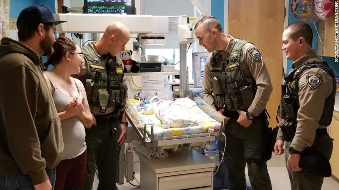 Officers Reunite With Choking Infant They Saved | wnep.com